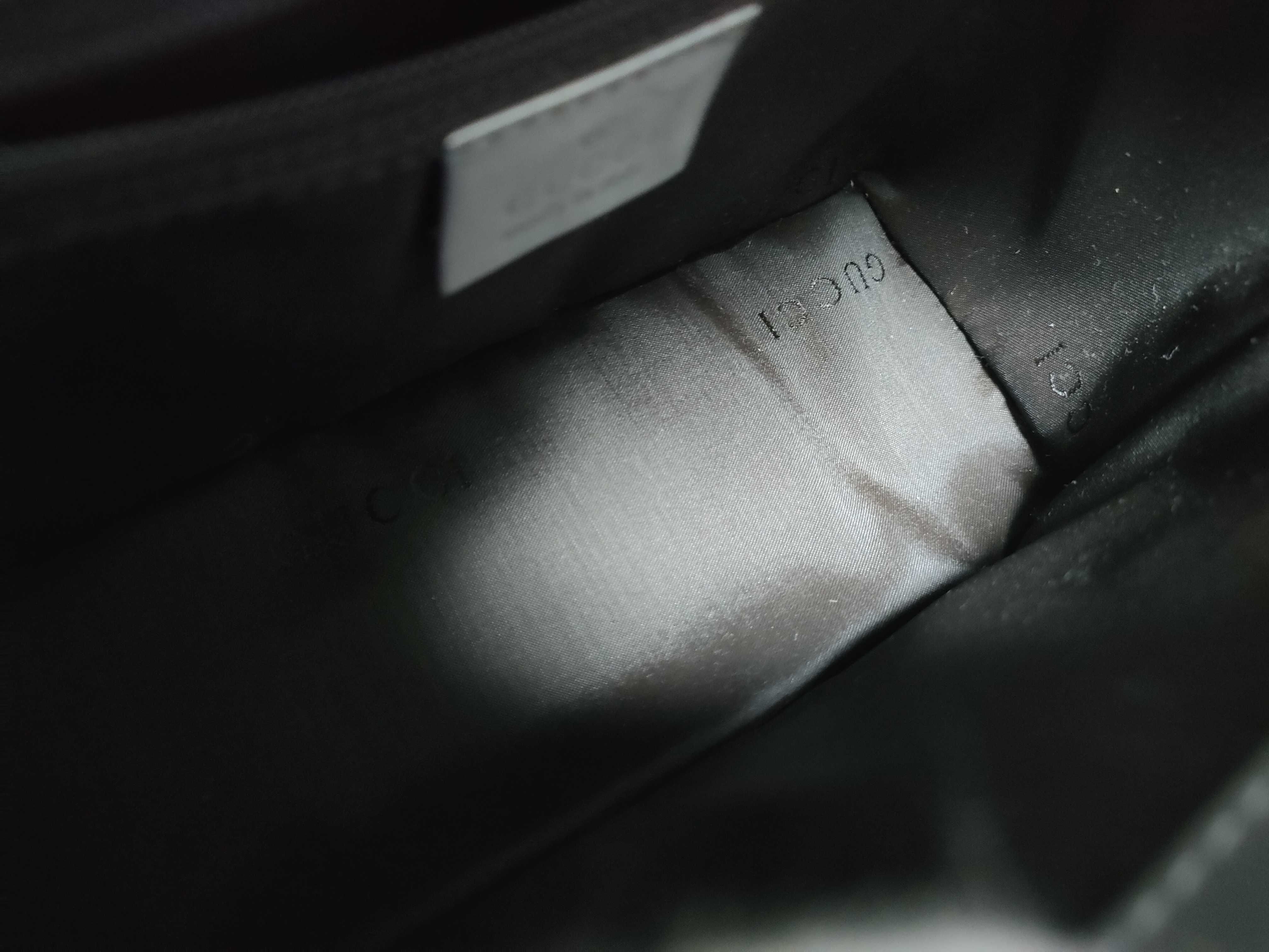 All-Leather Embossed Logo Shoulder Bag — view 15