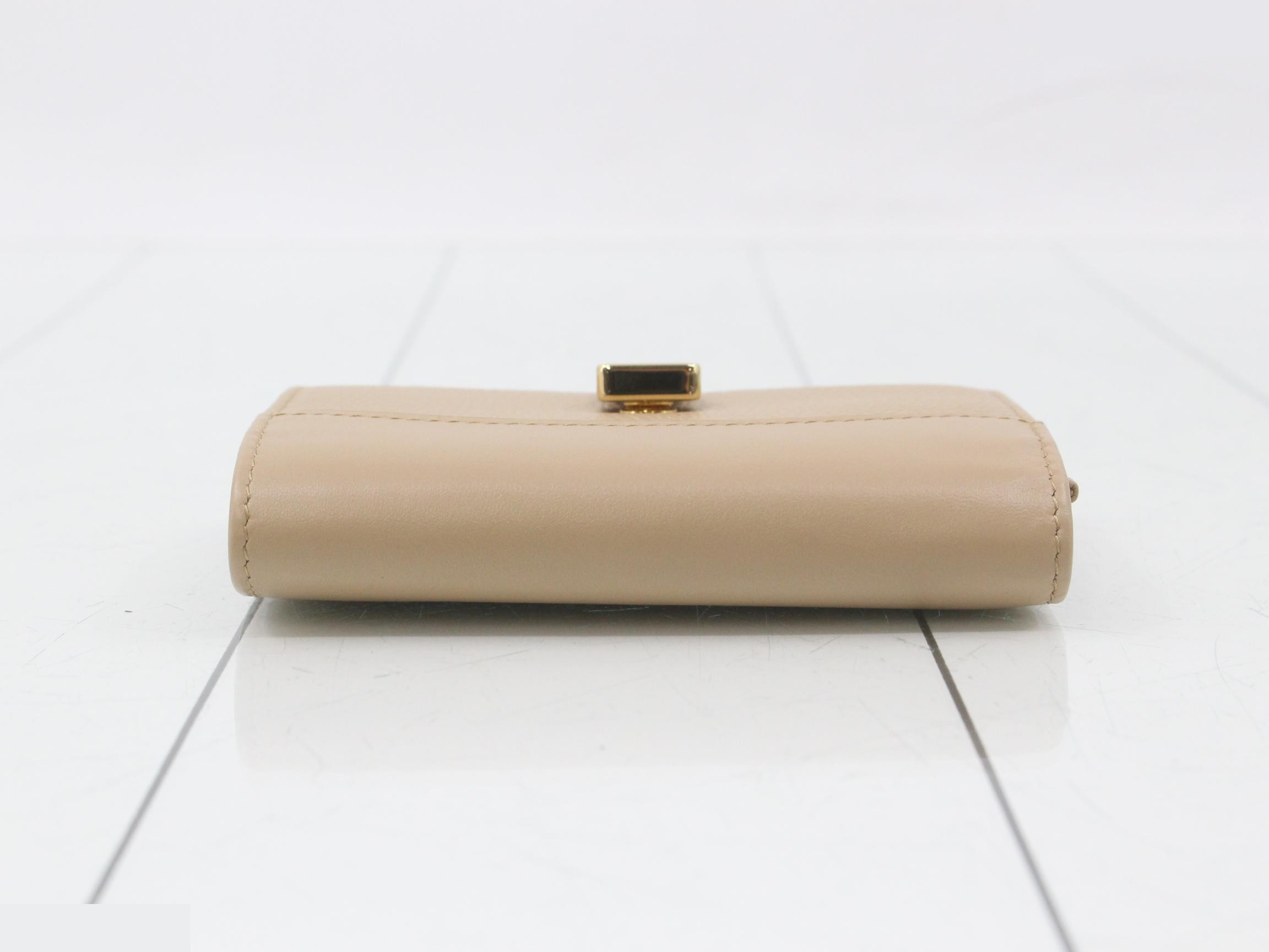 logo hardware compact wallet, unused. — view 3