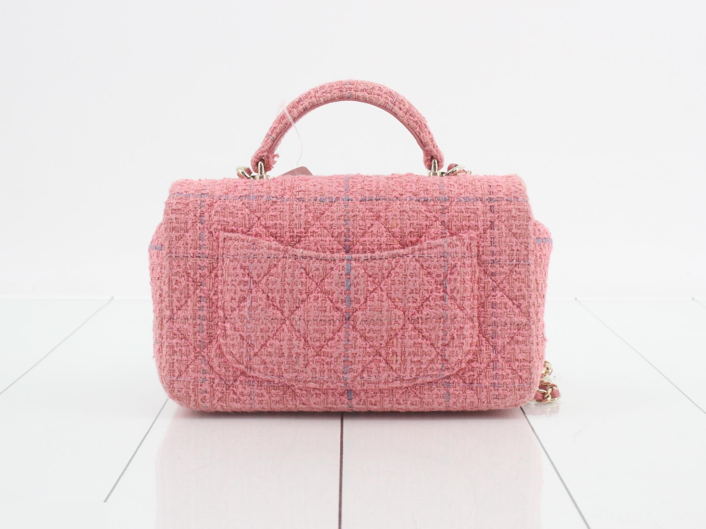 Tweed Matelassé Shoulder Bag — view 2