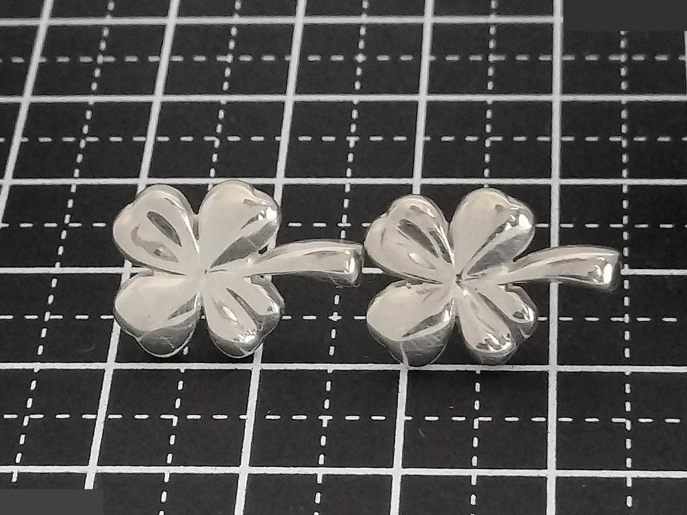 Clover 925 Silver Earrings, 5.6g — view 7