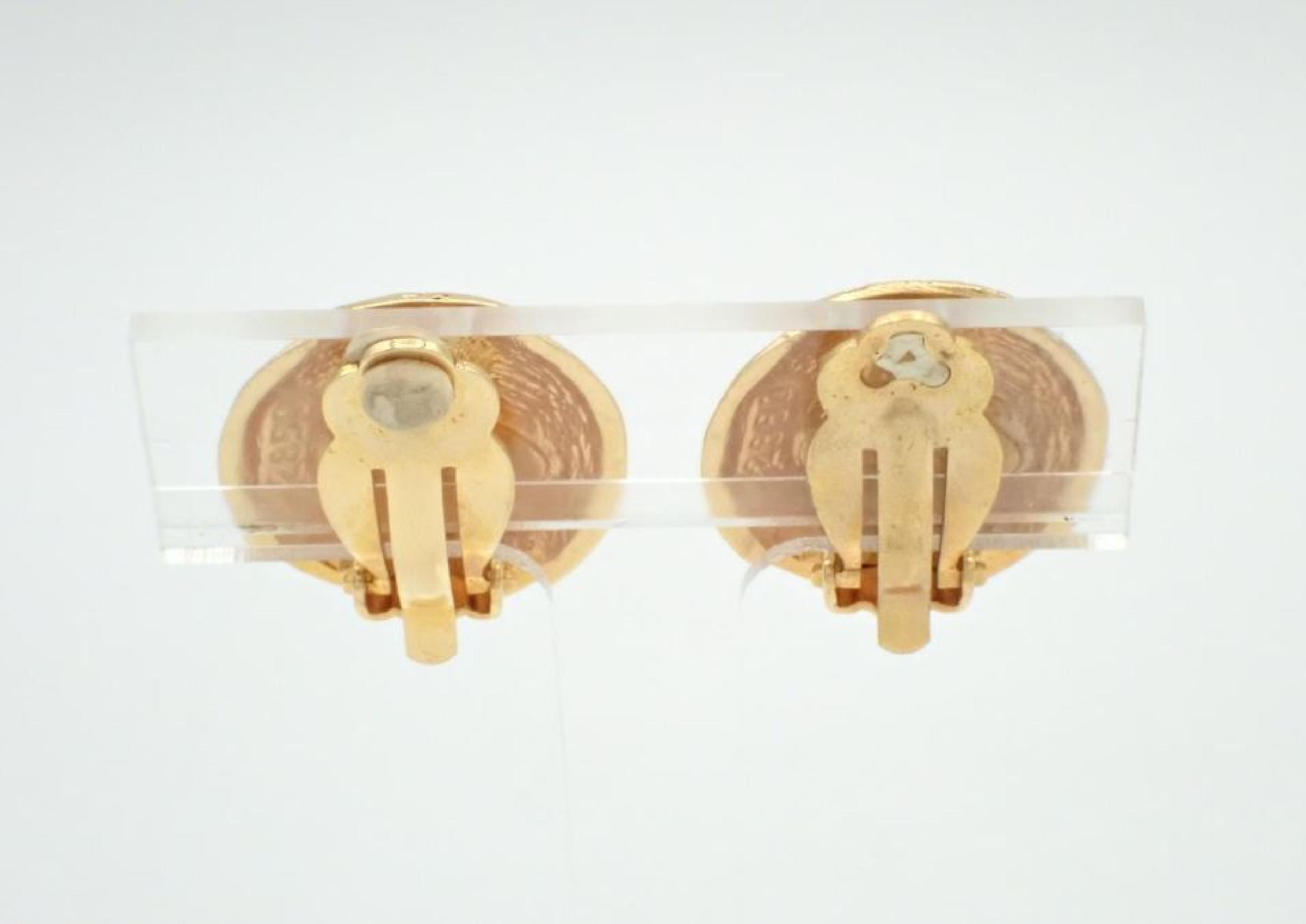 Coco Mark Earrings (with markings) 29 Gold Earrings — view 2