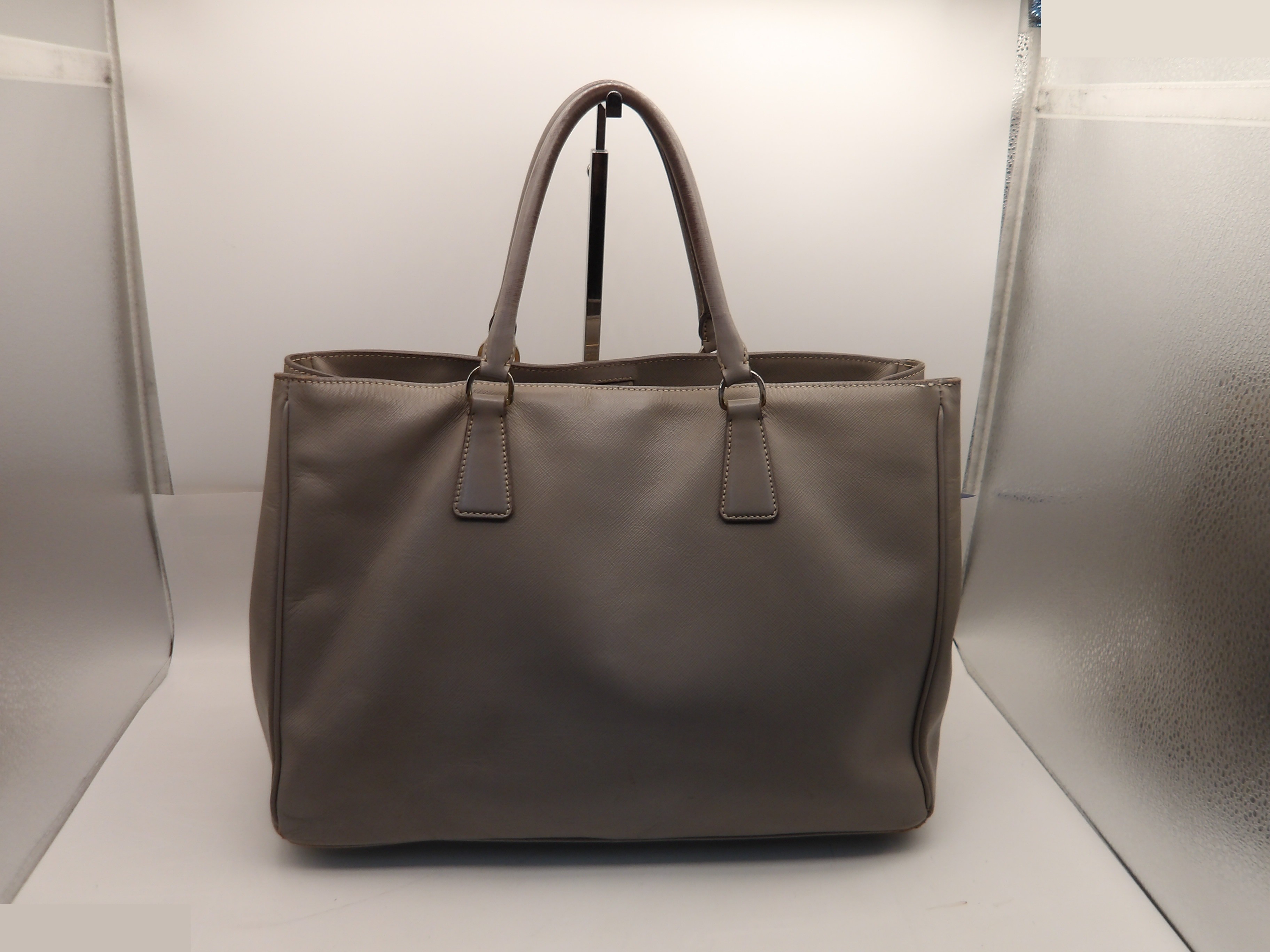 Saffiano Tote Bag with Gold Hardware — view 2