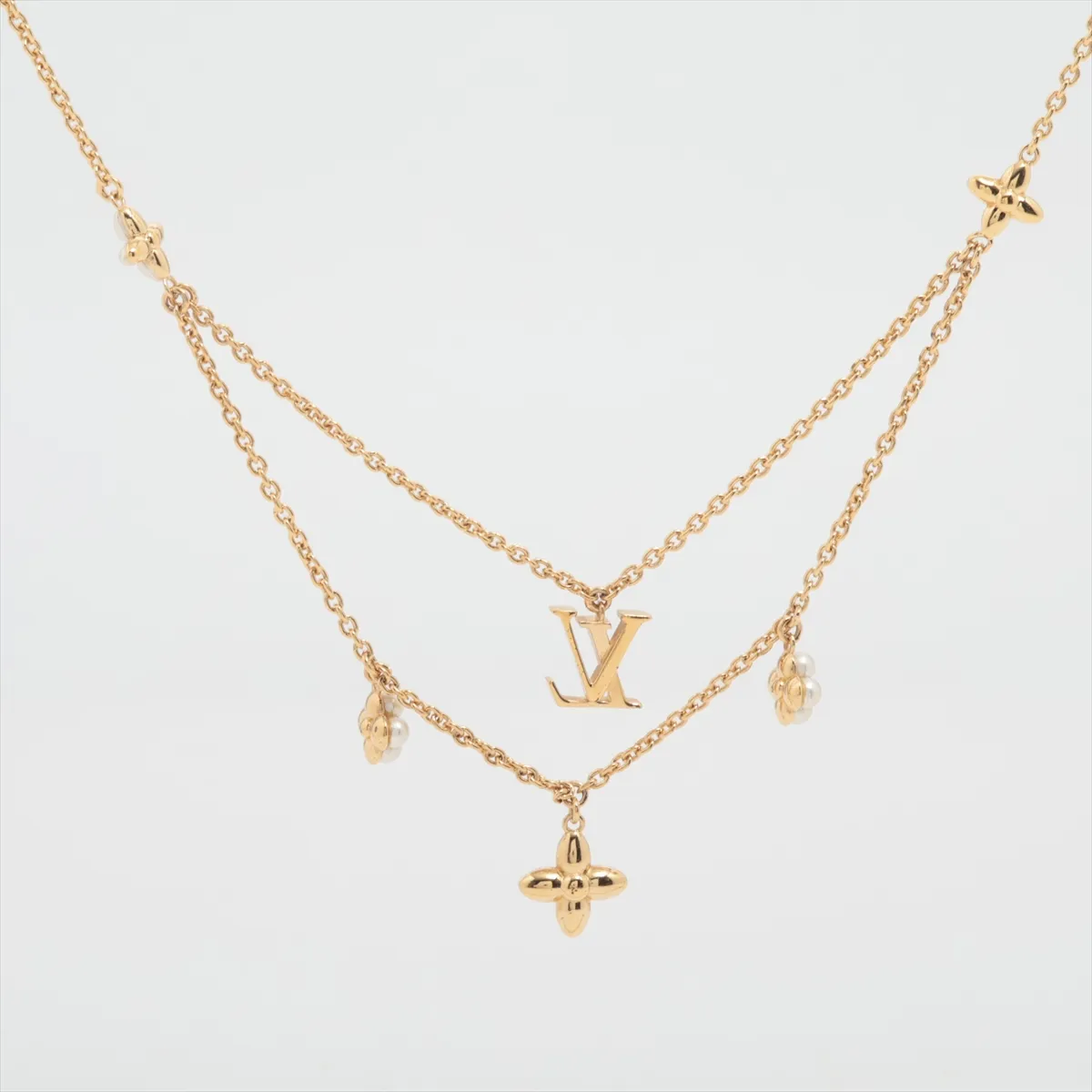 M00981 Necklace LV Floragram GK1254 Necklace GP Gold — view 2