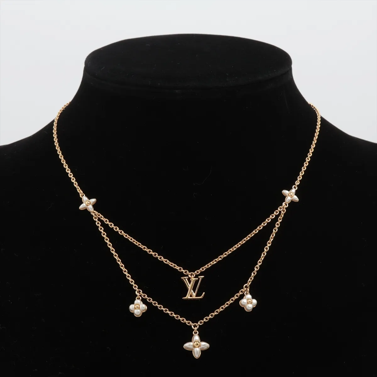 M00981 Necklace LV Floragram GK1254 Necklace GP Gold — view 5