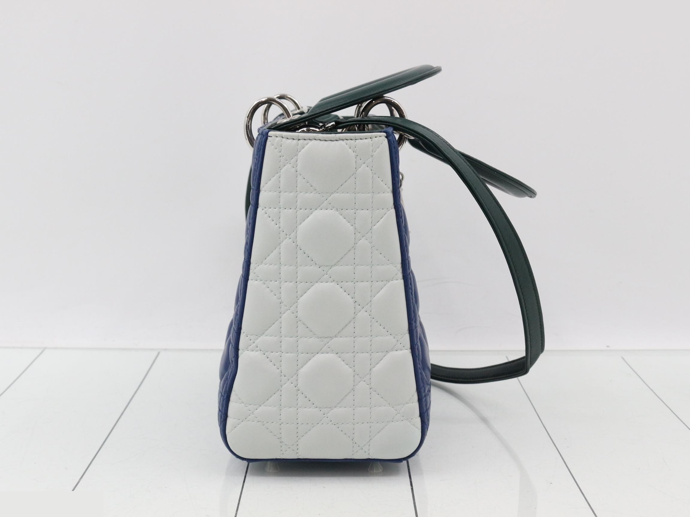Lady Dior Cannage Lamb 2-Way Shoulder/Handbag — view 4