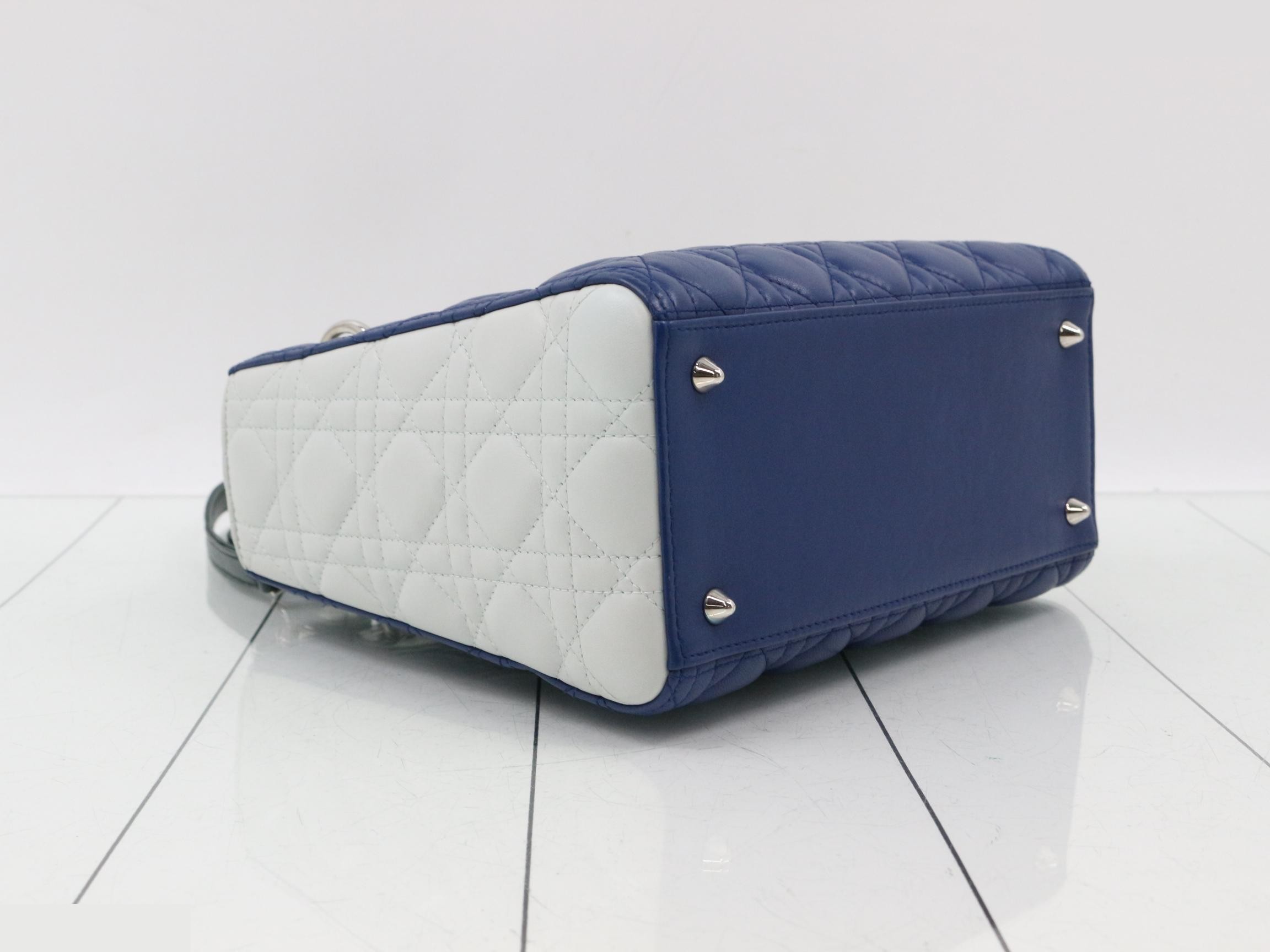 Lady Dior Cannage Lamb 2-Way Shoulder/Handbag — view 5