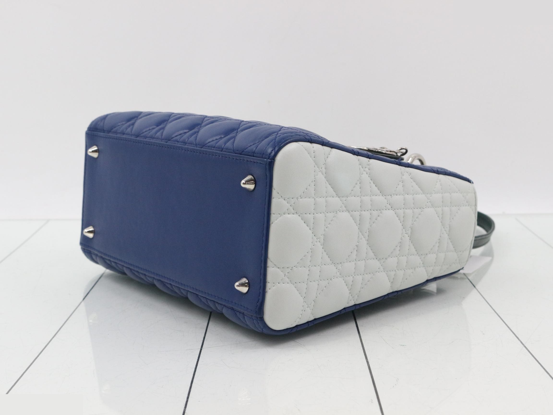 Lady Dior Cannage Lamb 2-Way Shoulder/Handbag — view 6