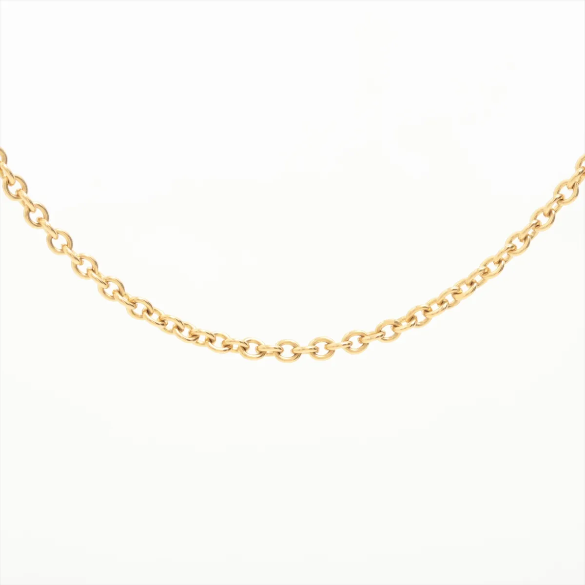necklace chain, 750 (yellow gold), 6.7g, TB4954, spring ring clasp bent. — view 2