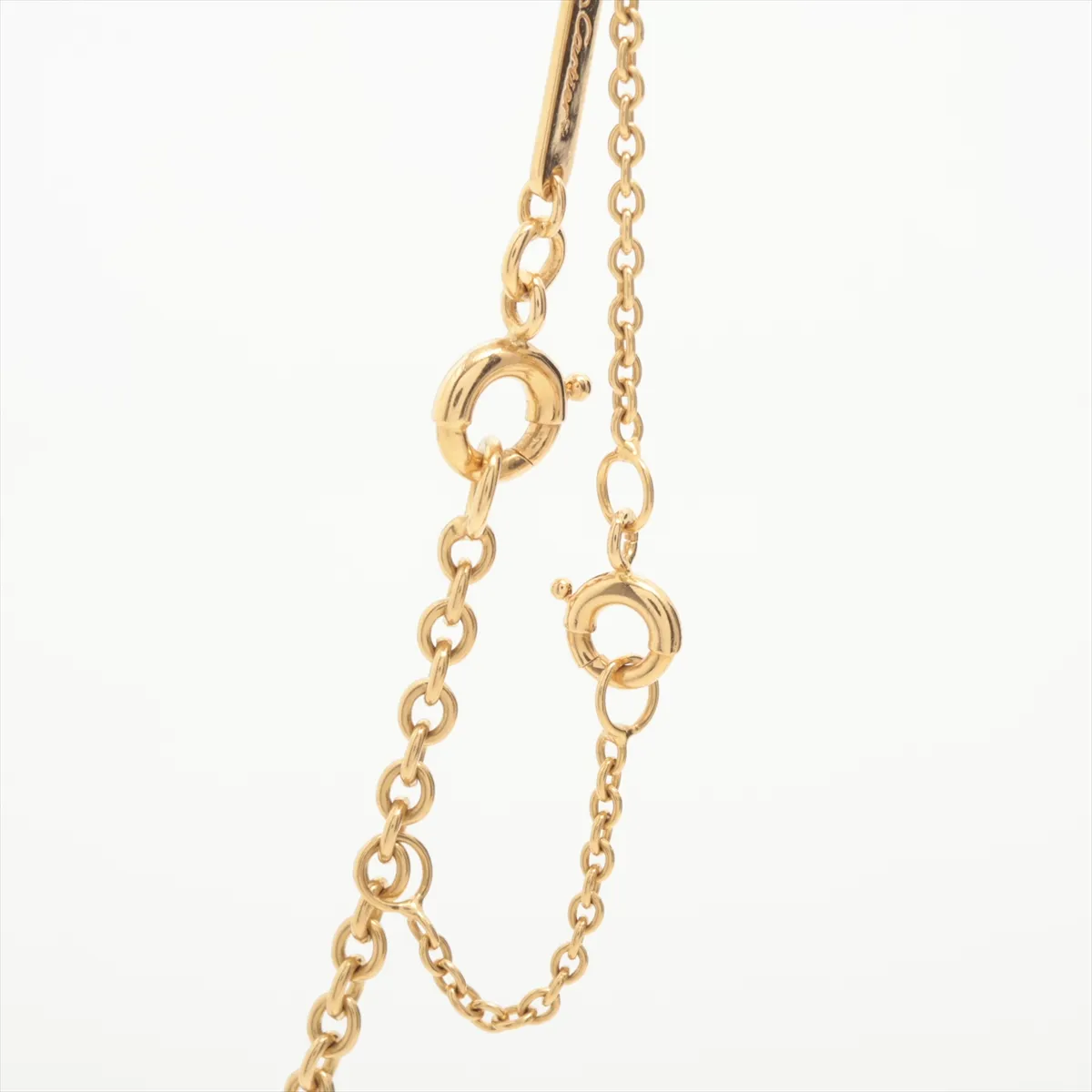 necklace chain, 750 (yellow gold), 6.7g, TB4954, spring ring clasp bent. — view 3