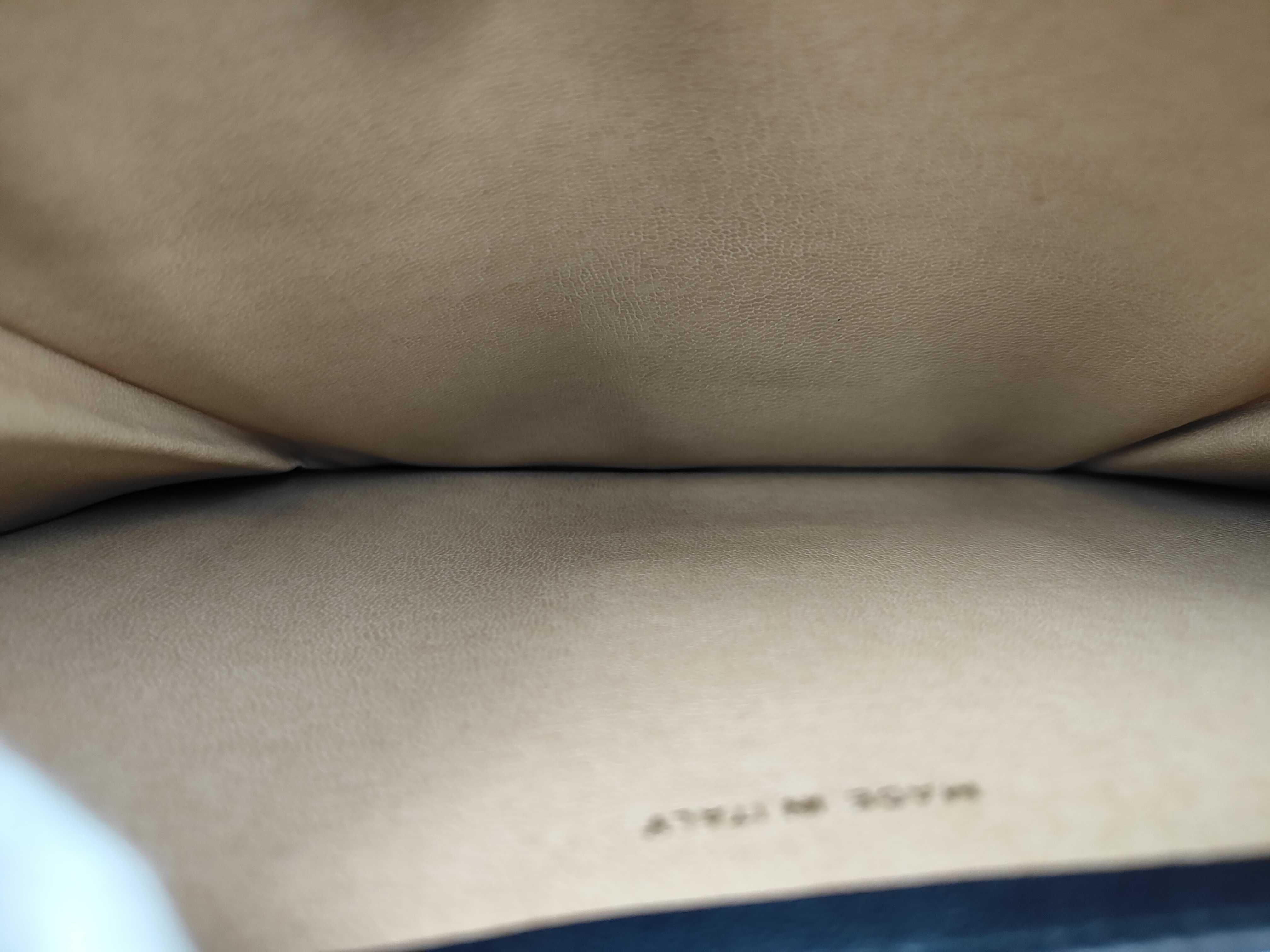 leather shoulder bag with carriage hardware — view 10