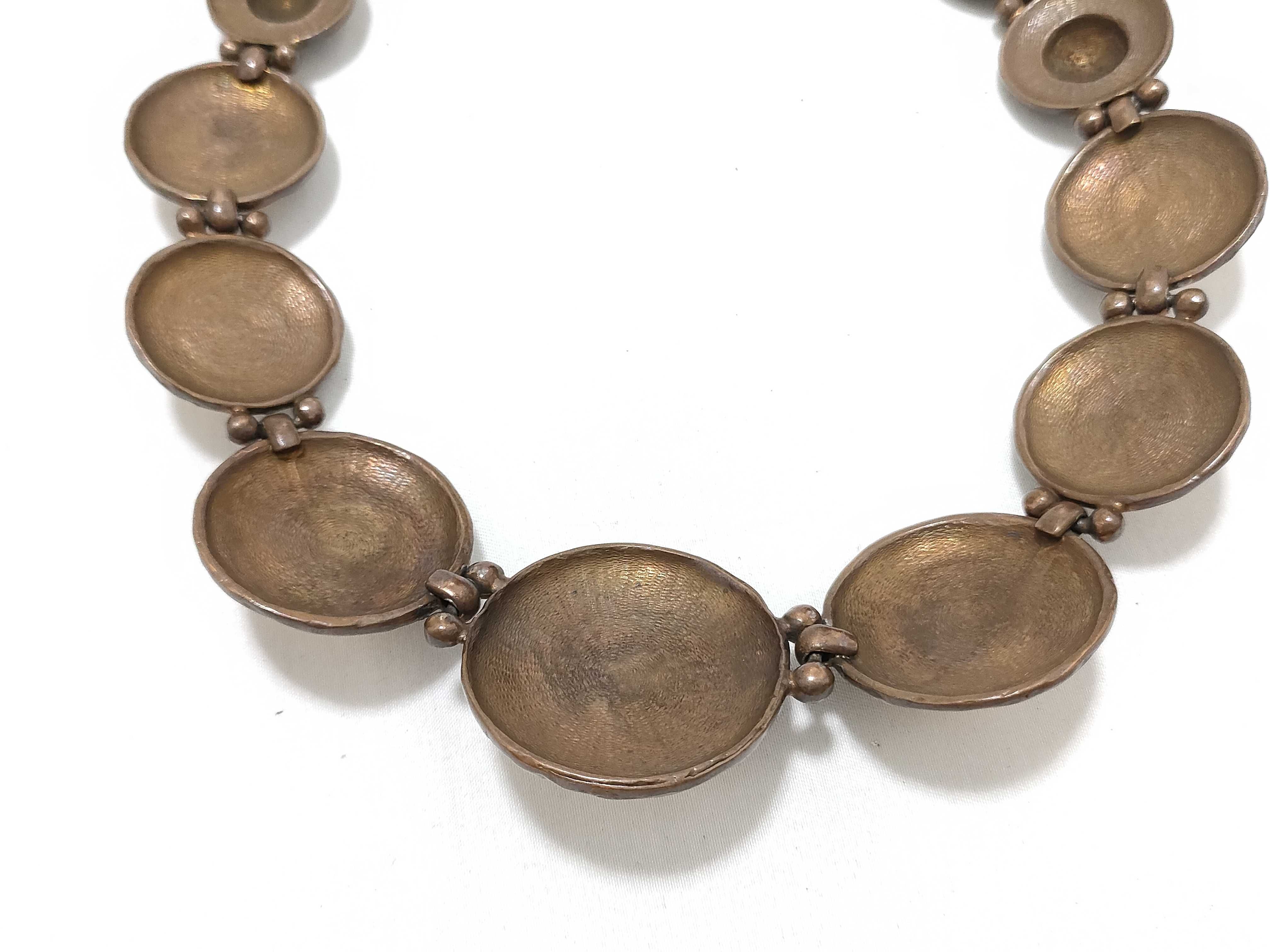 Gold Bronze Necklace — view 2