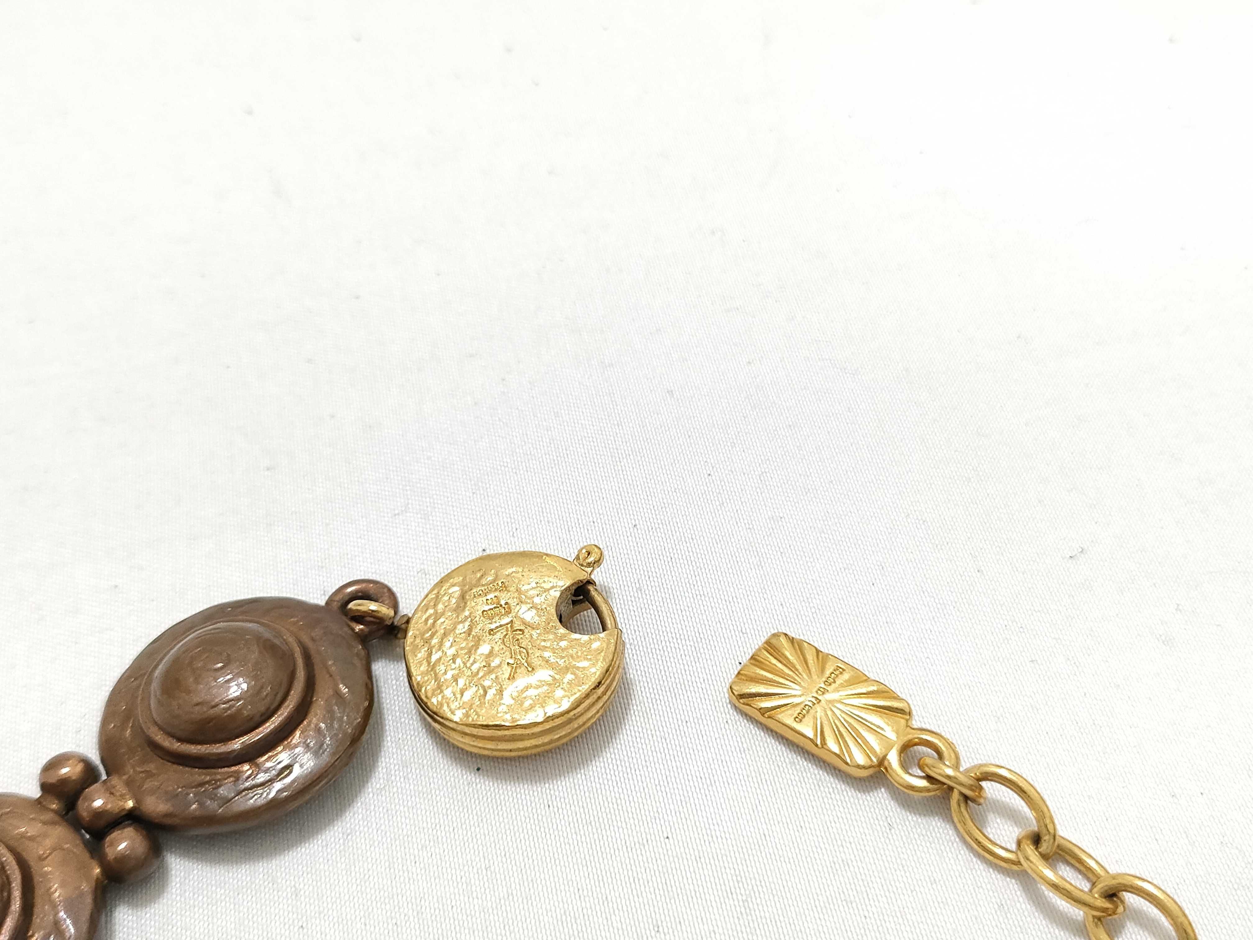 Gold Bronze Necklace — view 4