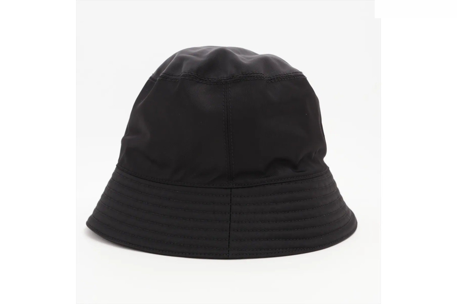 Tag attached Nylon Triangle Logo Bucket Hat — view 3