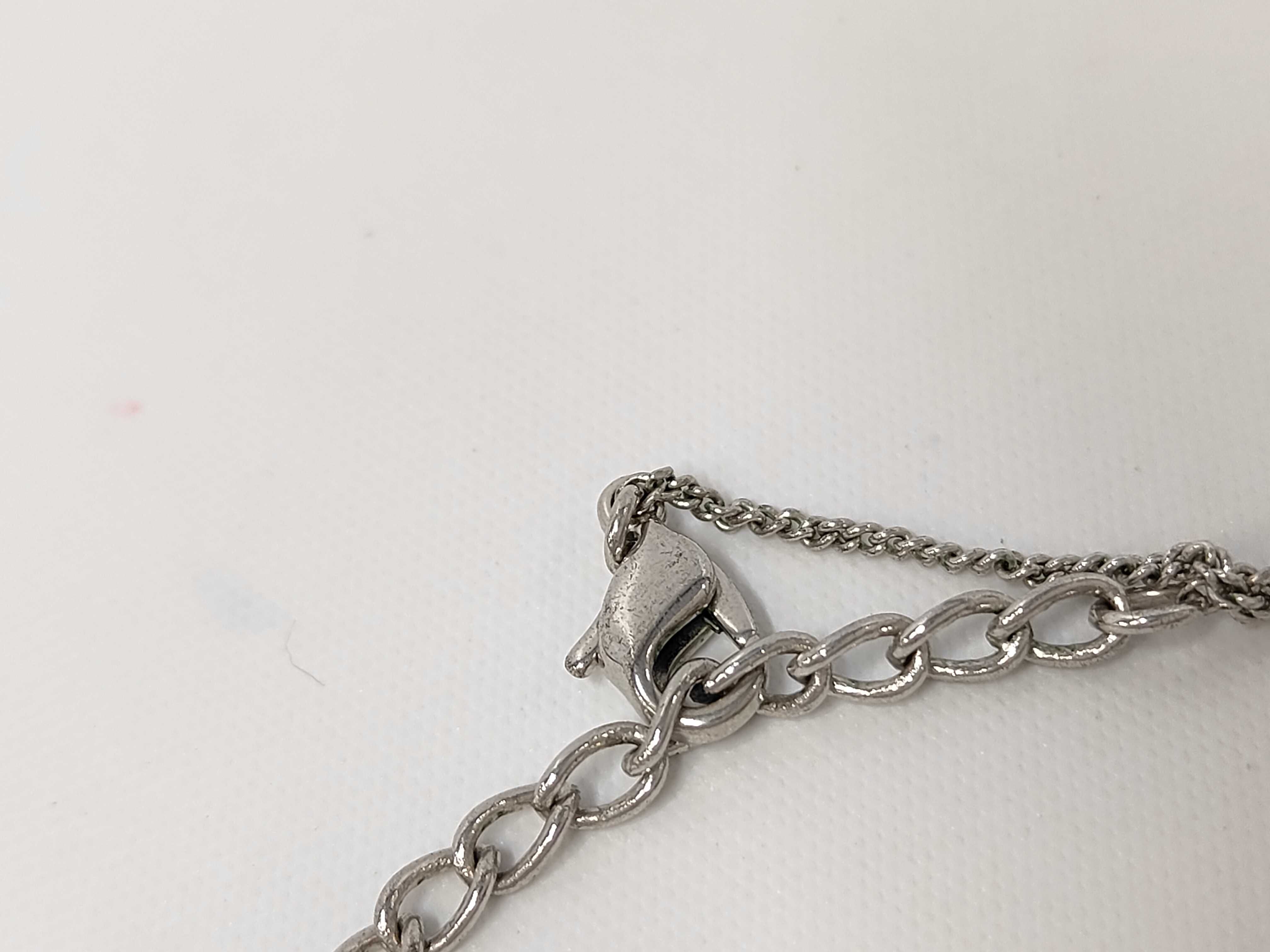 Round Logo Silver NC Necklace — view 5