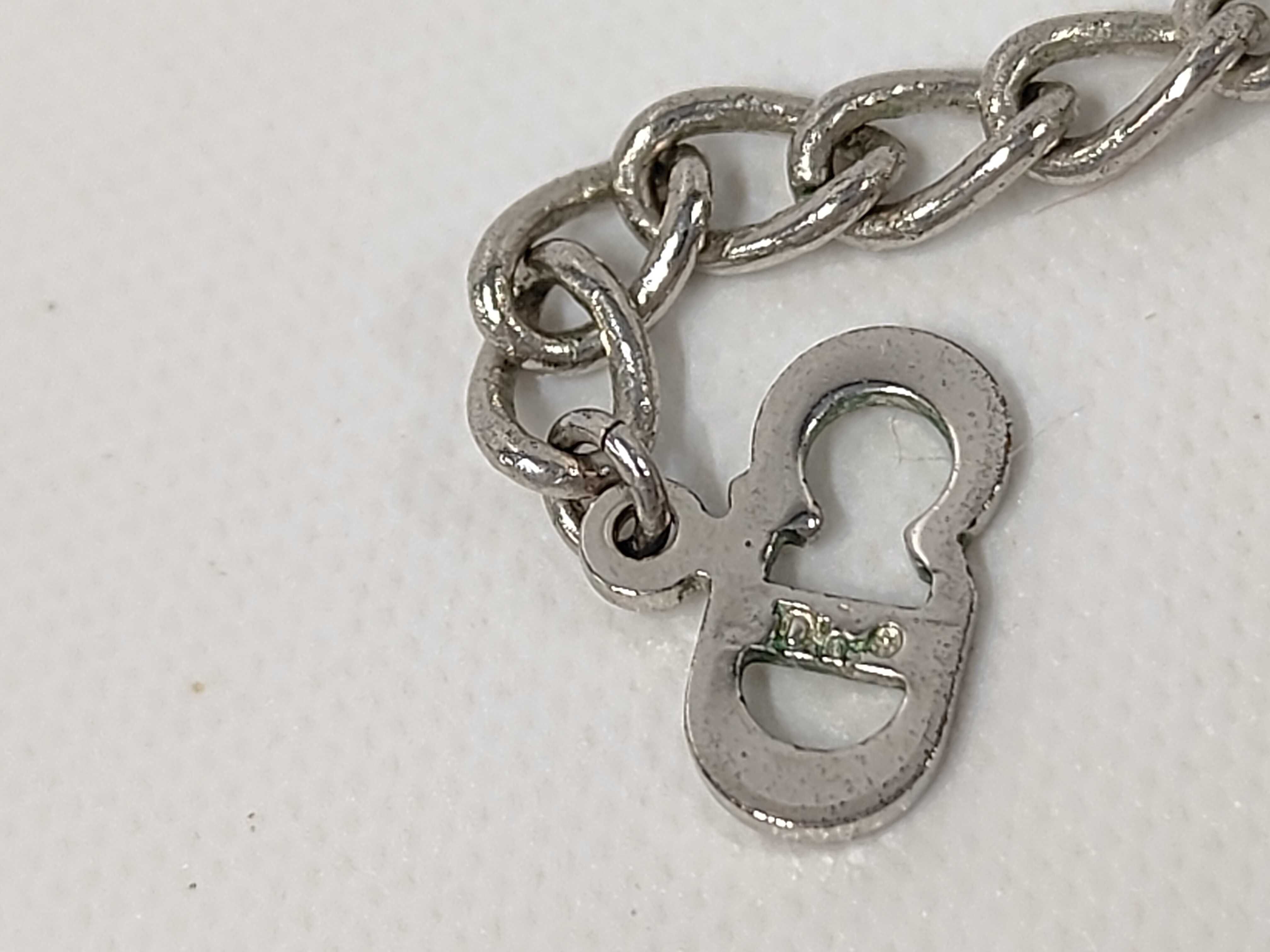 Round Logo Silver NC Necklace — view 7