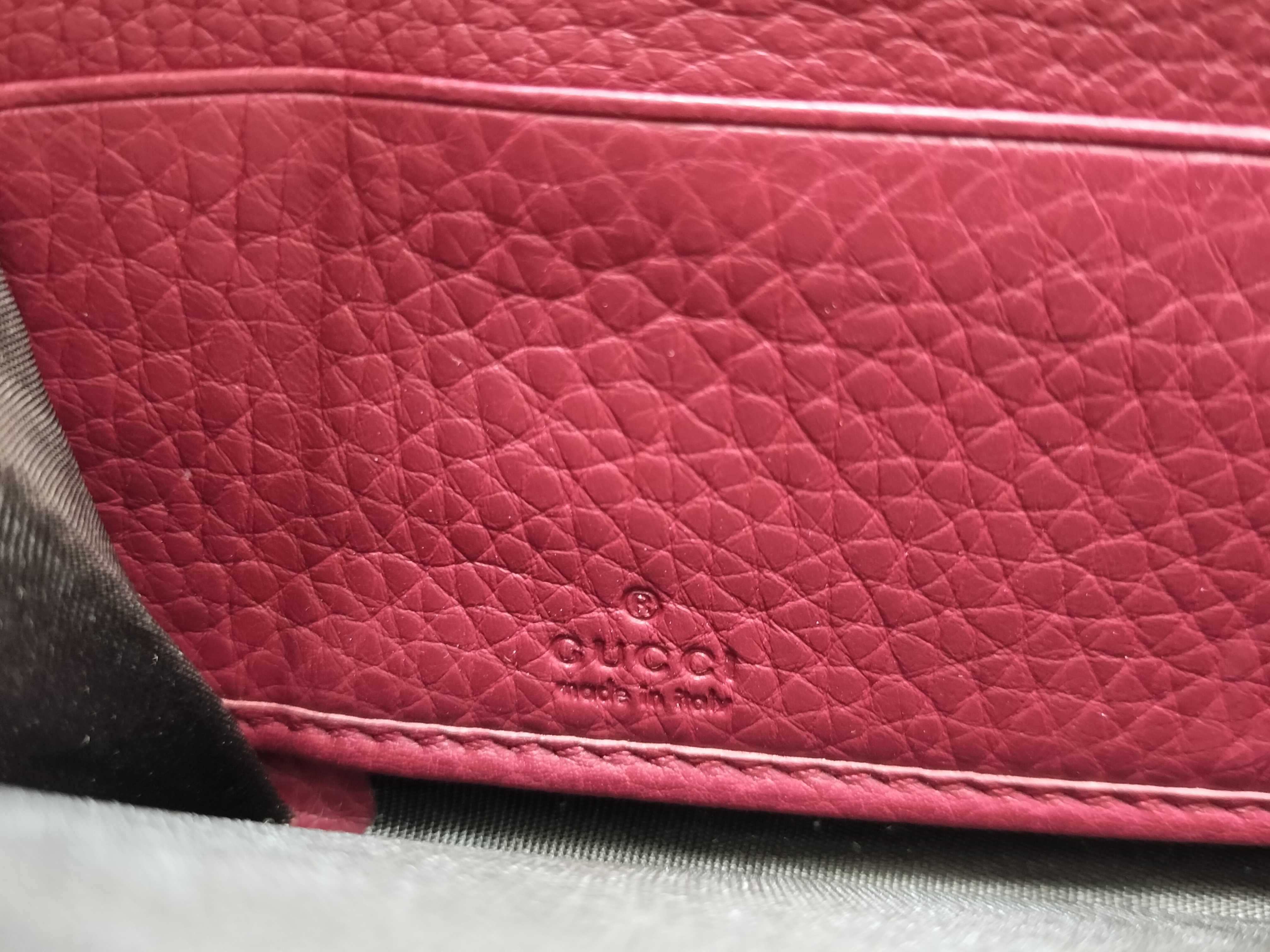 Soho Interlocking Stud Zip-Around Long Wallet Red 308004 Wallet — view 14