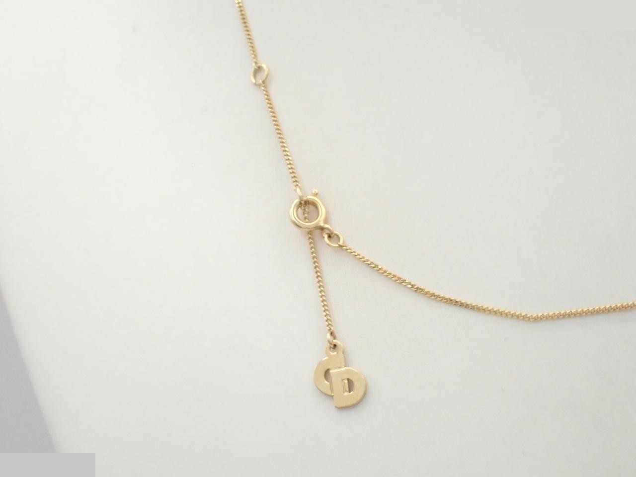 Heart Necklace with Rhinestones and Colored Stones, Gold Chain (approx. 40cm) — view 2