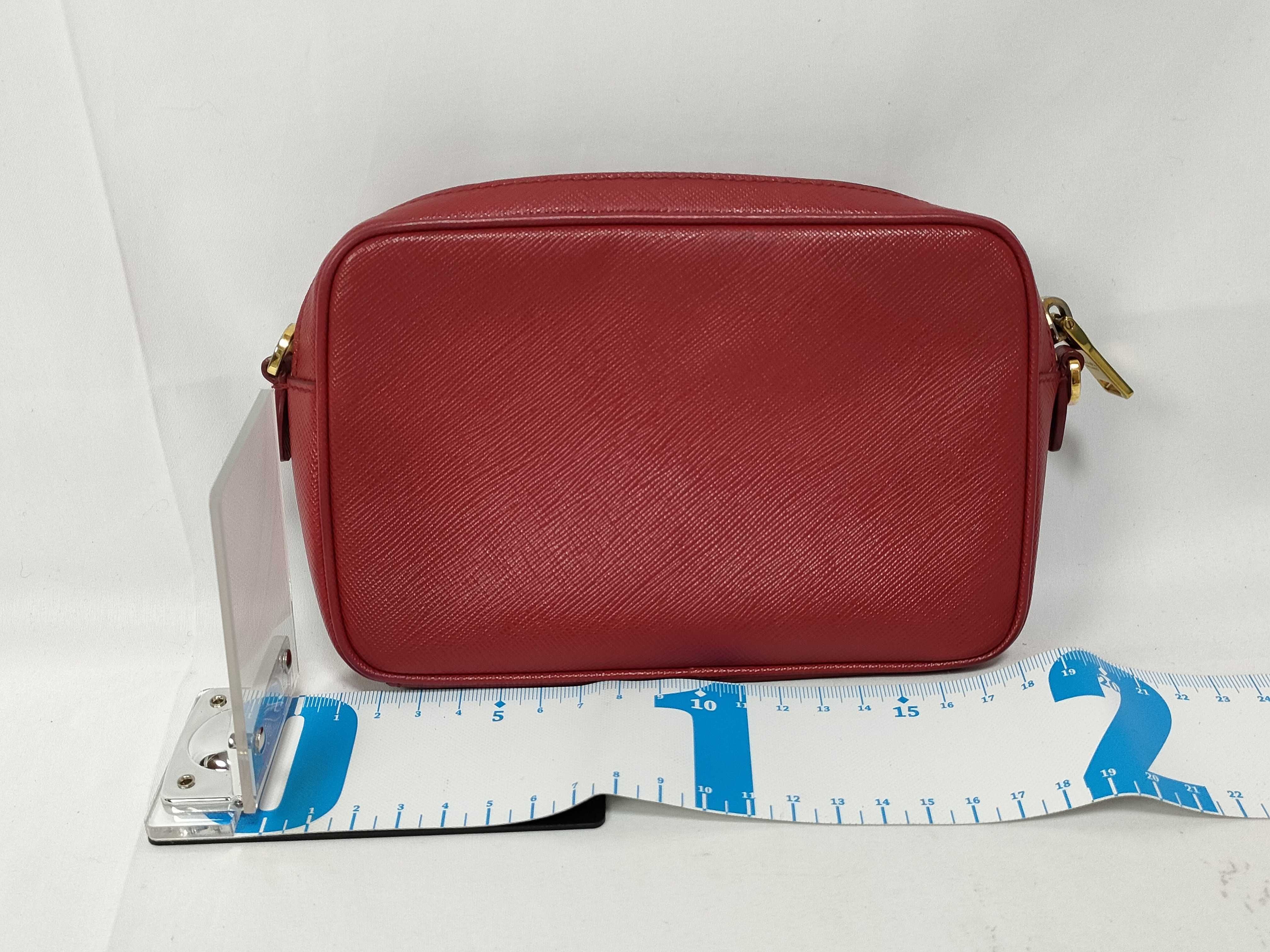 Saffiano Mini Cross Camera Bag Shoulder Bag — view 2