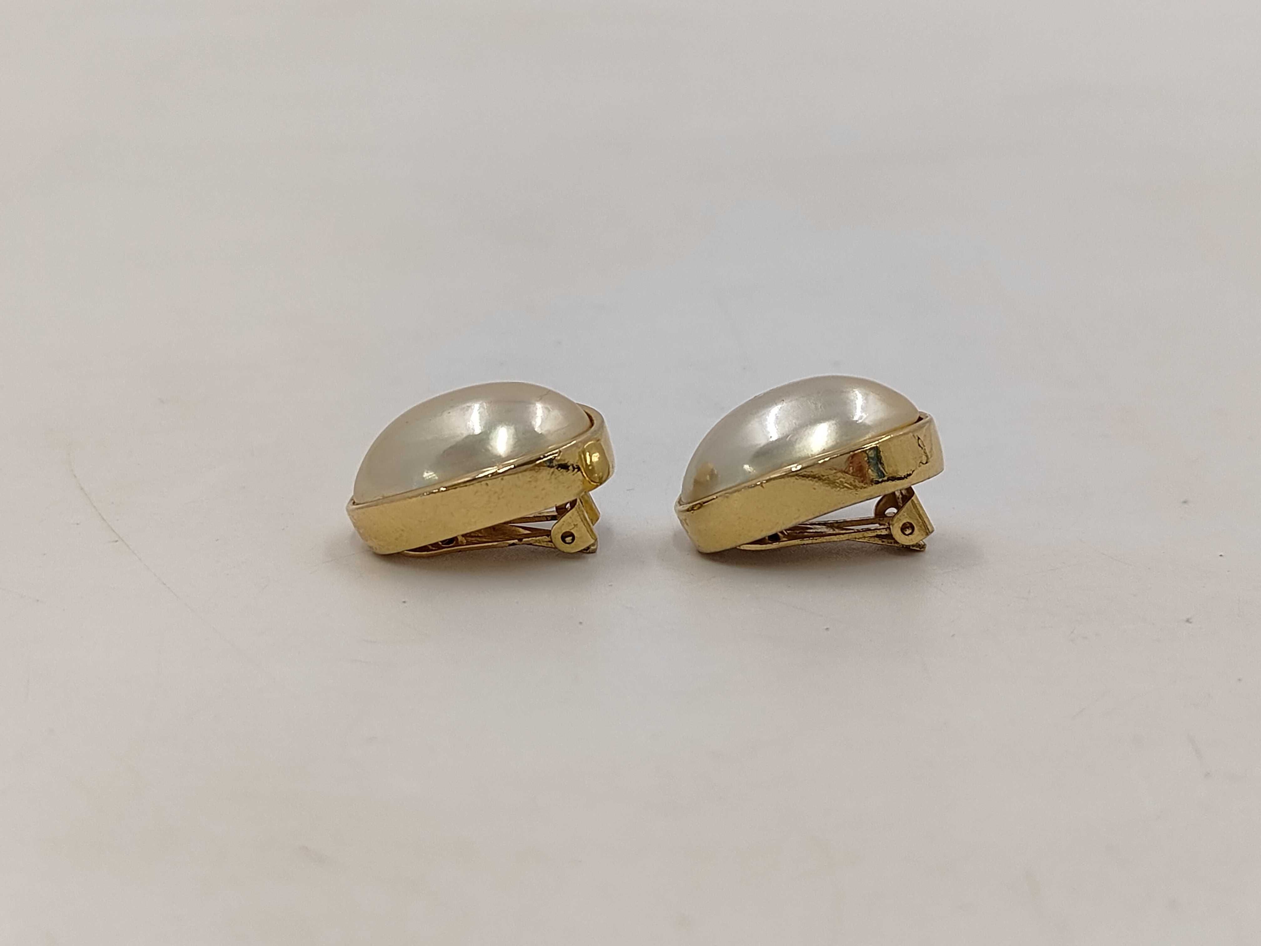 Faux Pearl GP Earrings — view 4