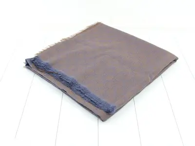 GG pattern, item number 281942, wool x silk stole, with tag.