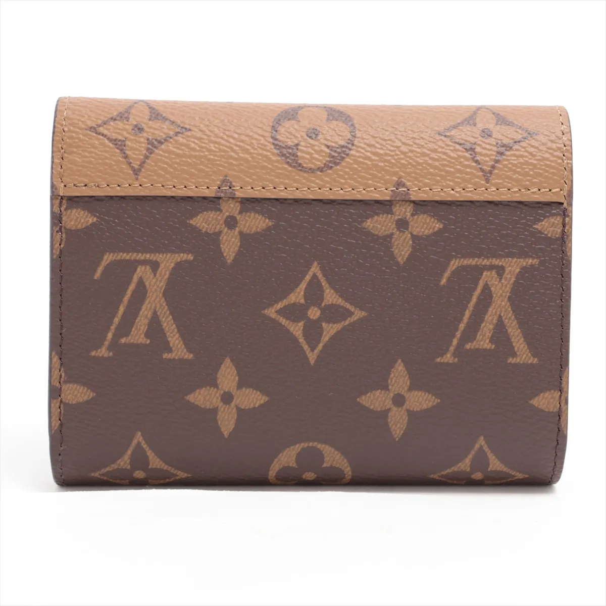 Monogram Reverse Portefeuille Victorine M81557 Black x Brown Compact Wallet (RFID detected) — view 2