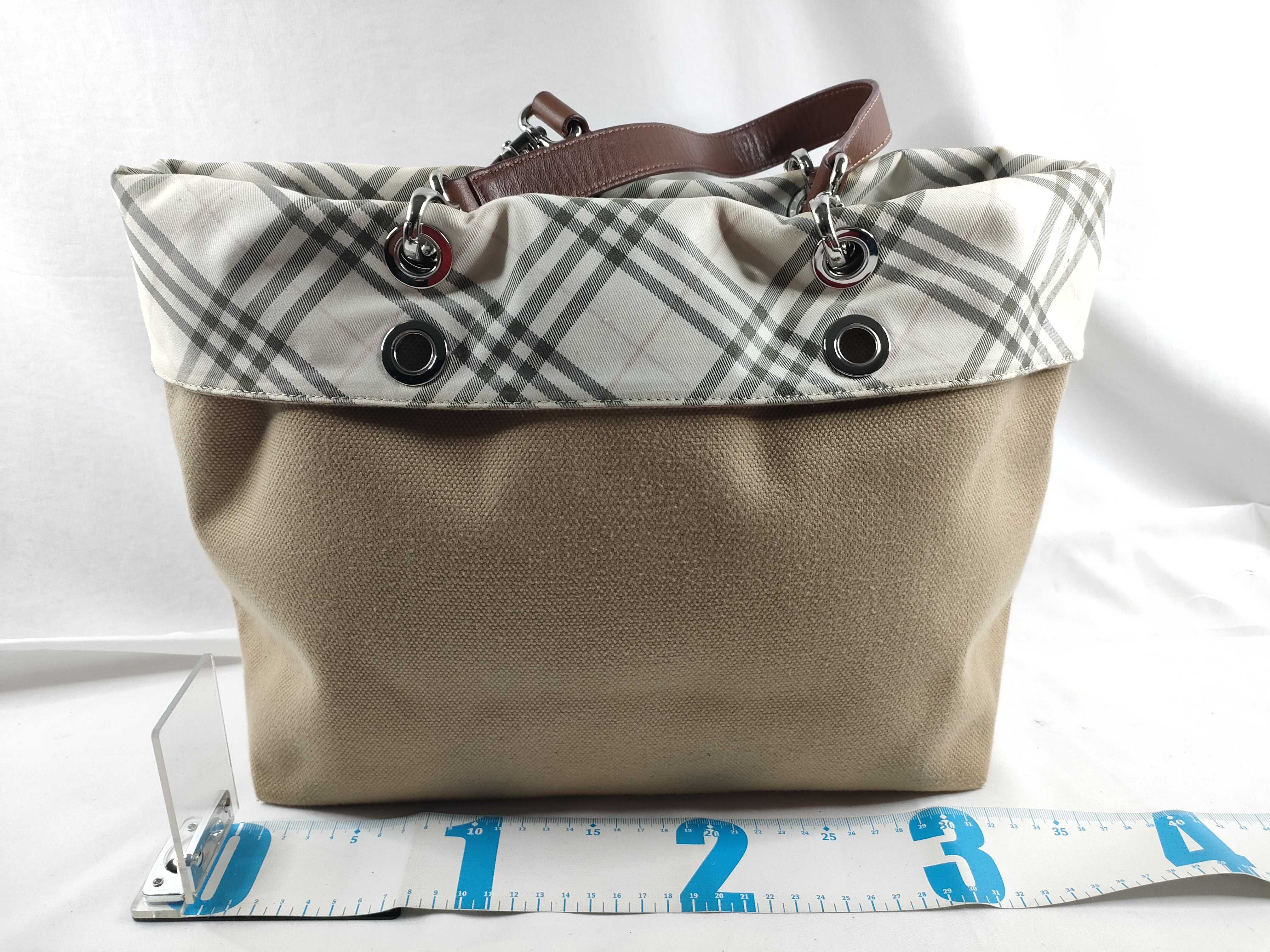 Blue Label Burberry Nova Check Handbag Tote Bag — view 2
