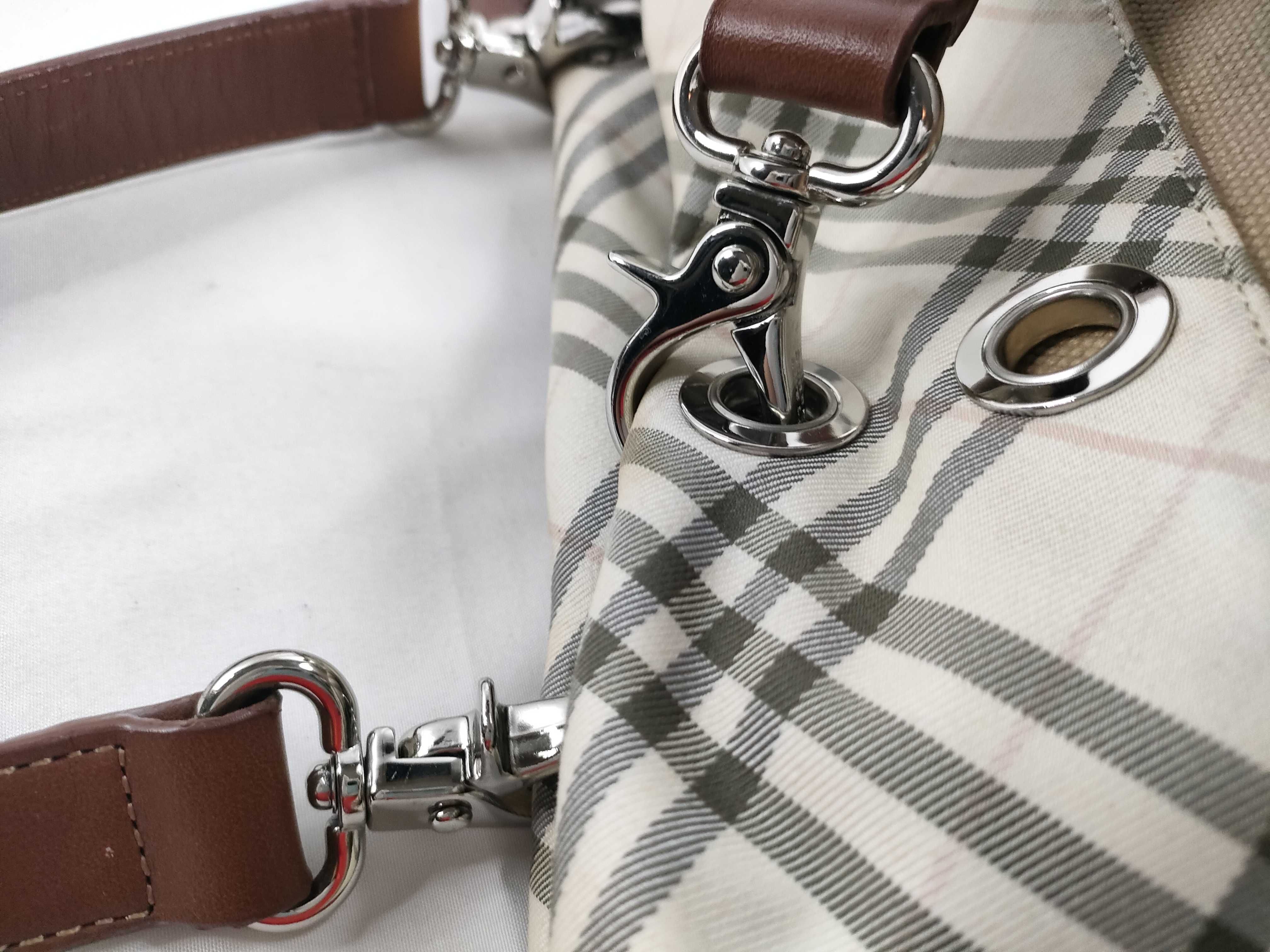 Blue Label Burberry Nova Check Handbag Tote Bag — view 8