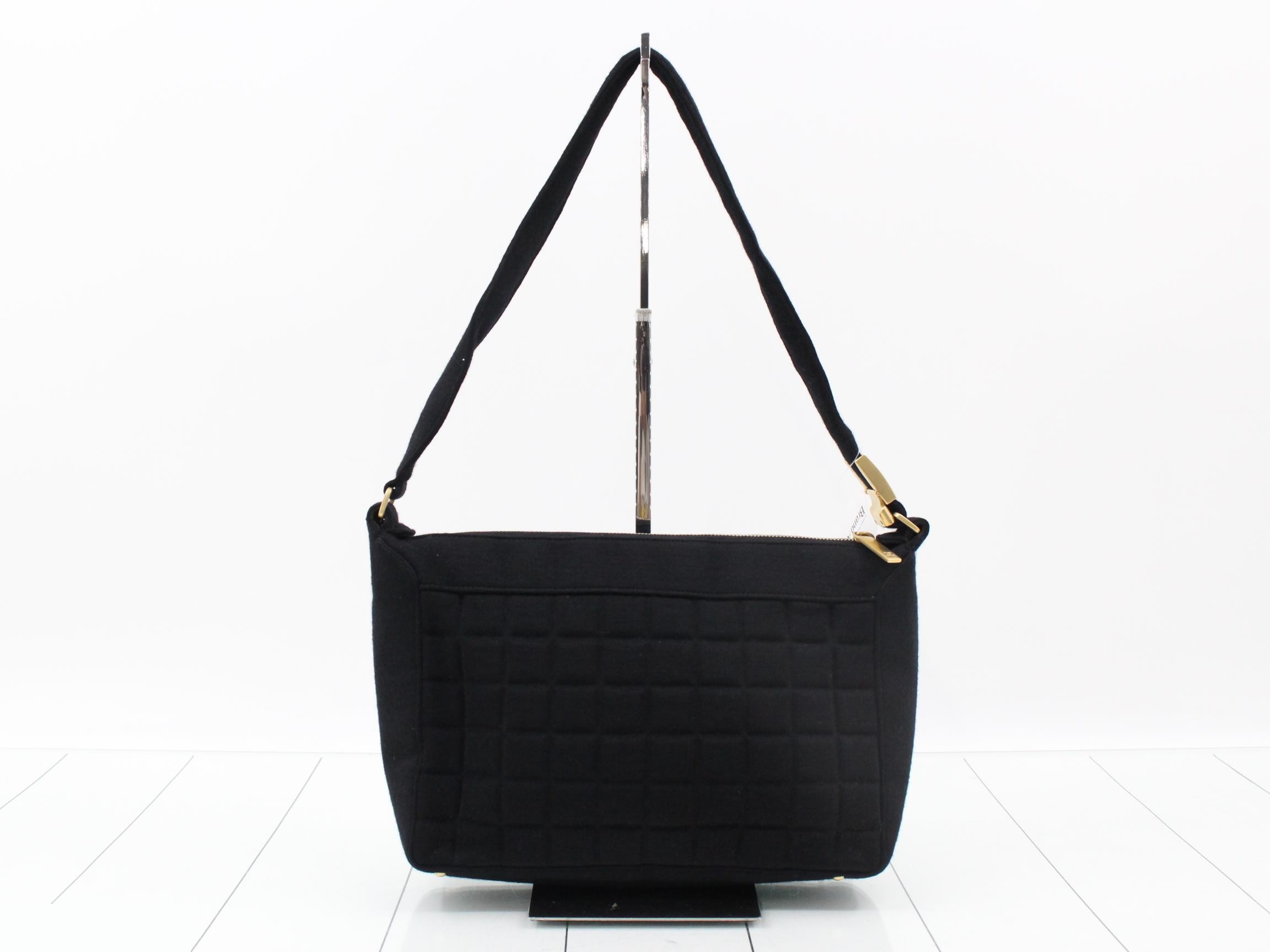 Chocolate bar cotton shoulder bag — view 2