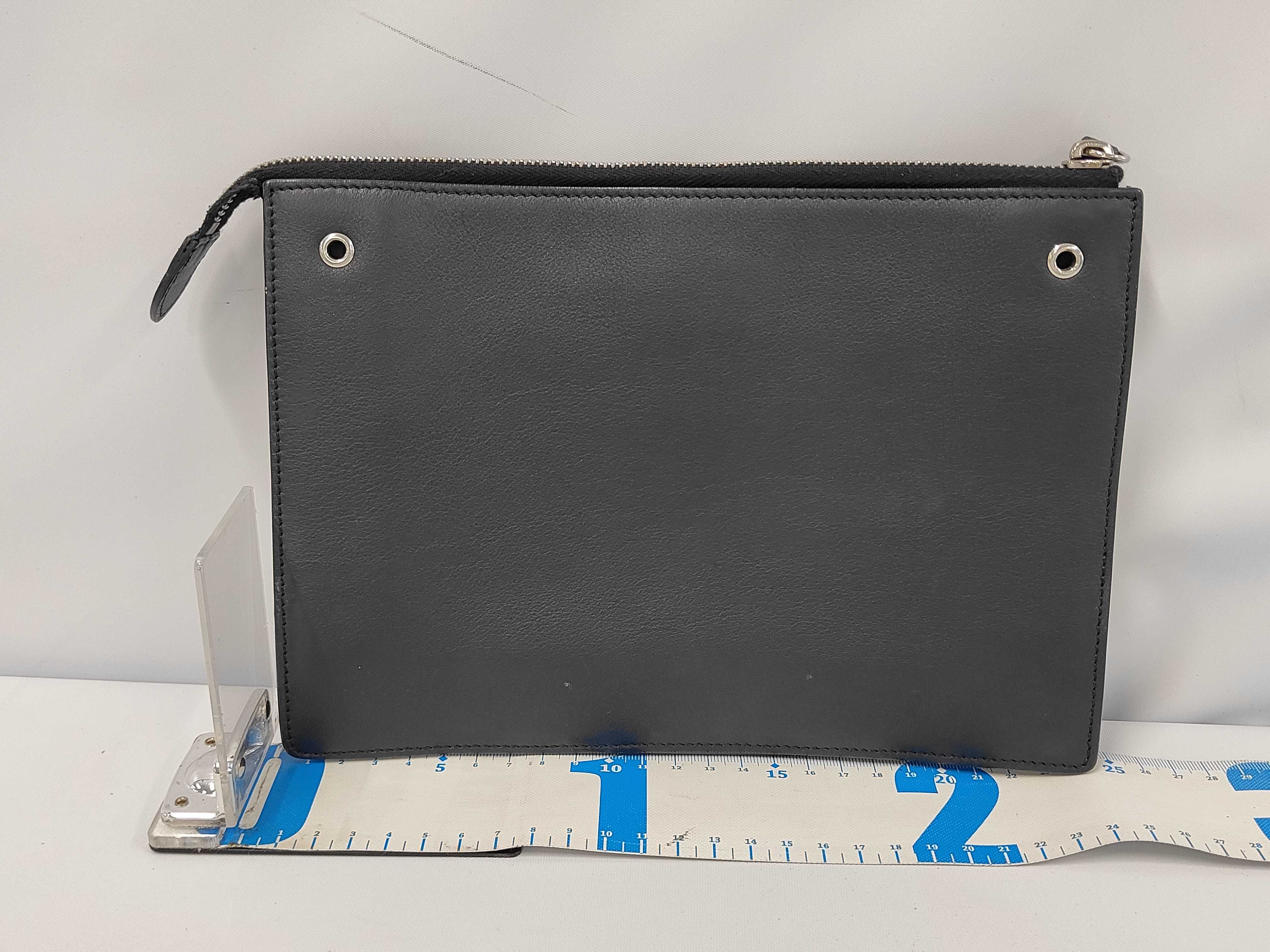 8M0369-9DF Studded Leather Clutch Bag — view 2