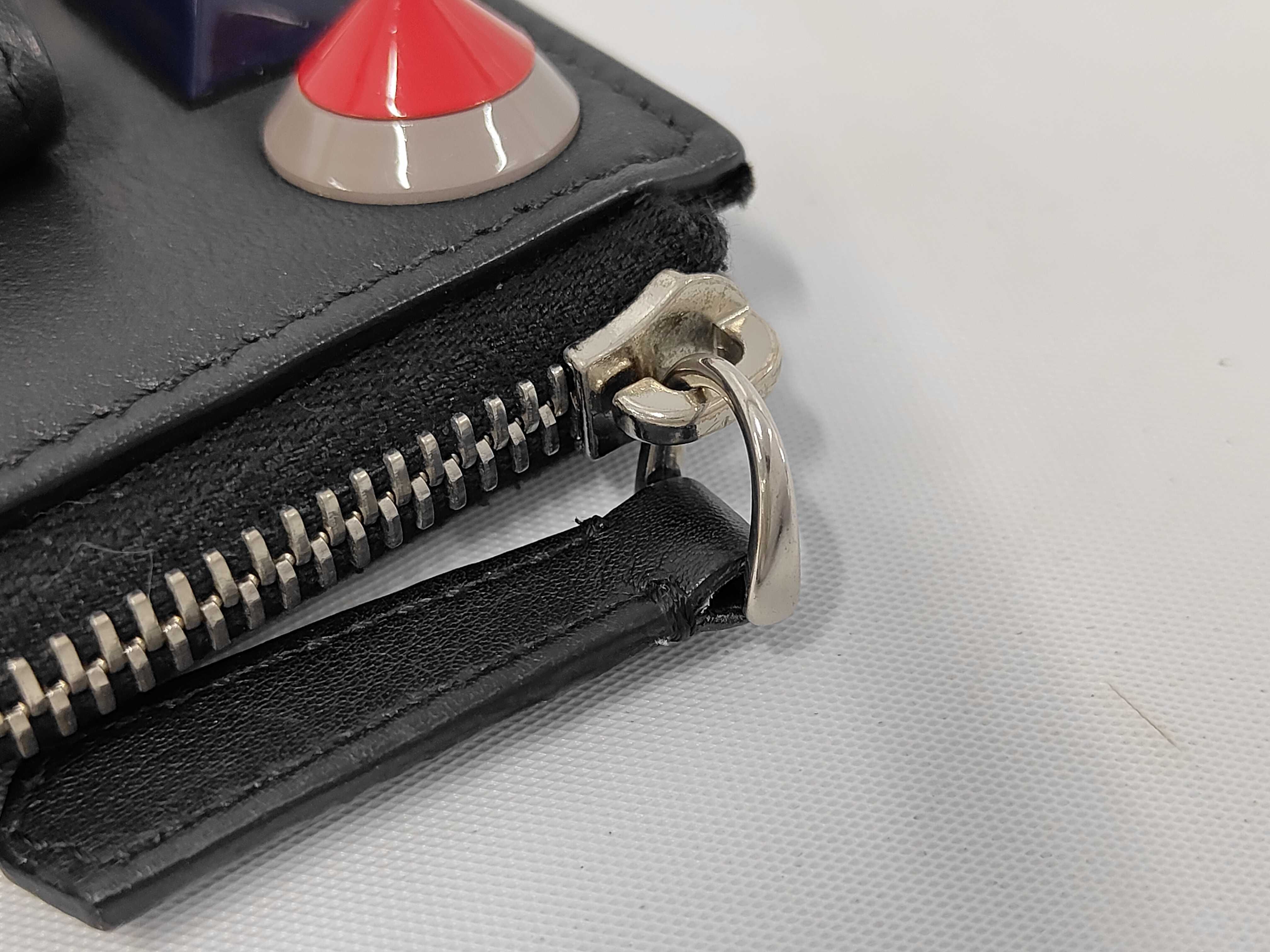 8M0369-9DF Studded Leather Clutch Bag — view 5