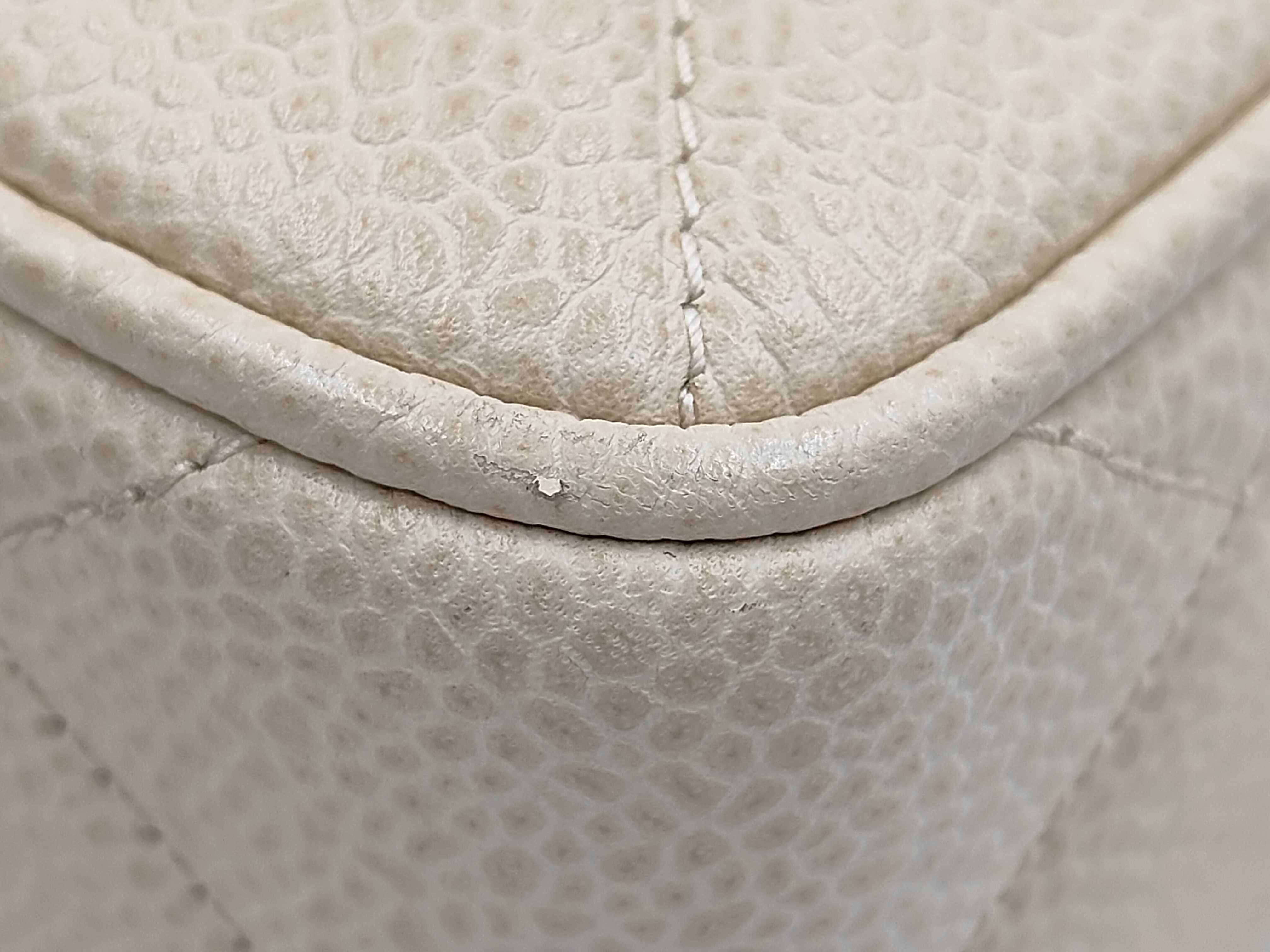 3836610 Matelassé Shoulder Bag, Caviar Leather, Beige — view 6