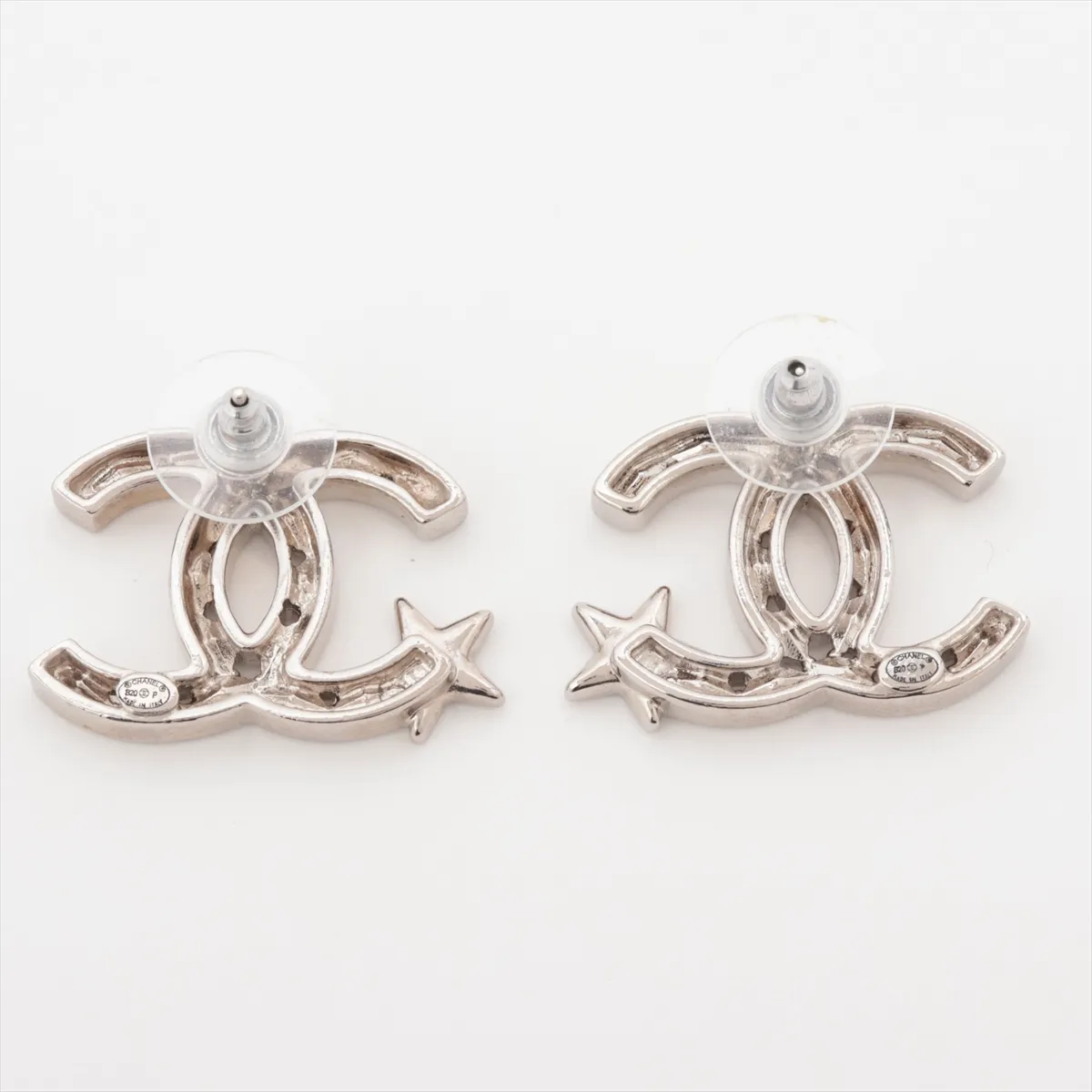 Coco Mark B20P Earrings (Pair) Metal Silver - — view 2