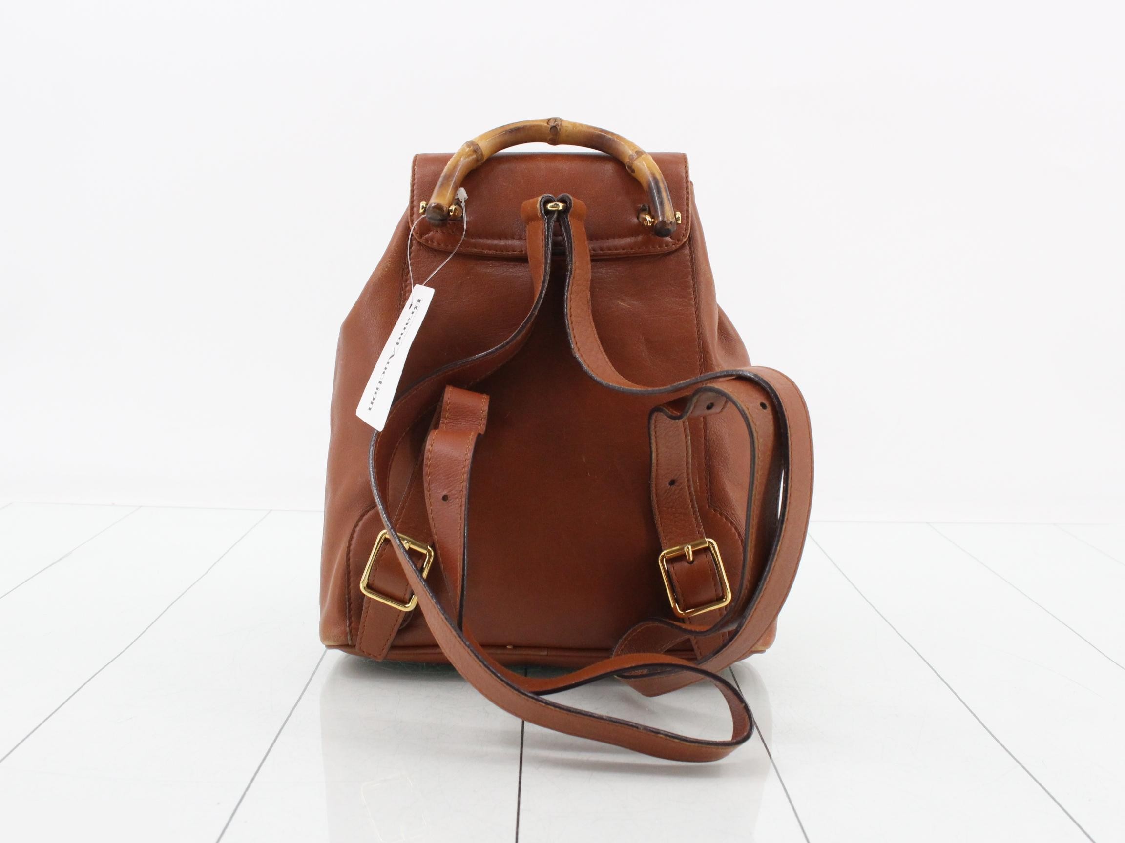 003 1705 Leather Brown W21 H23 D7 — view 2