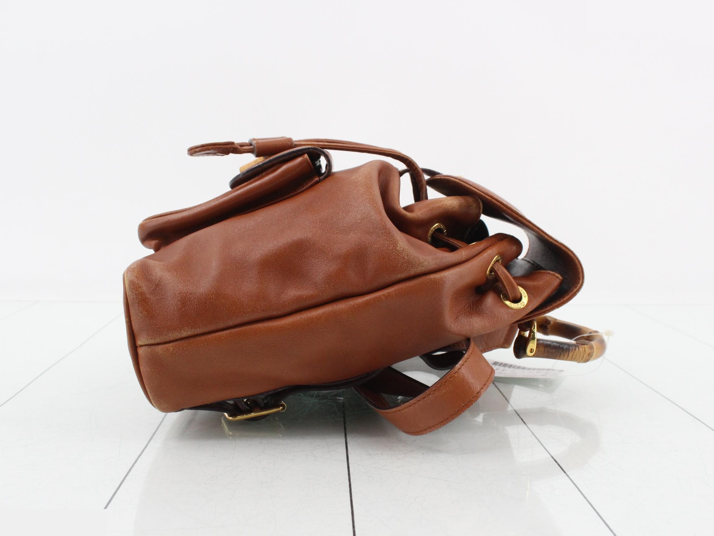 003 1705 Leather Brown W21 H23 D7 — view 3