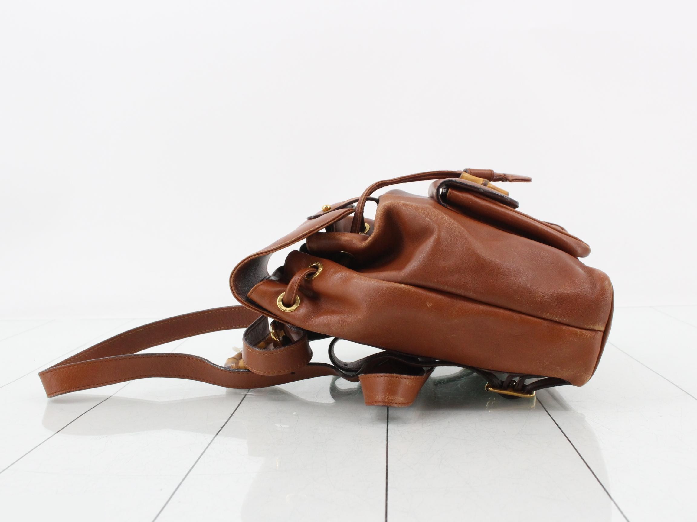 003 1705 Leather Brown W21 H23 D7 — view 4