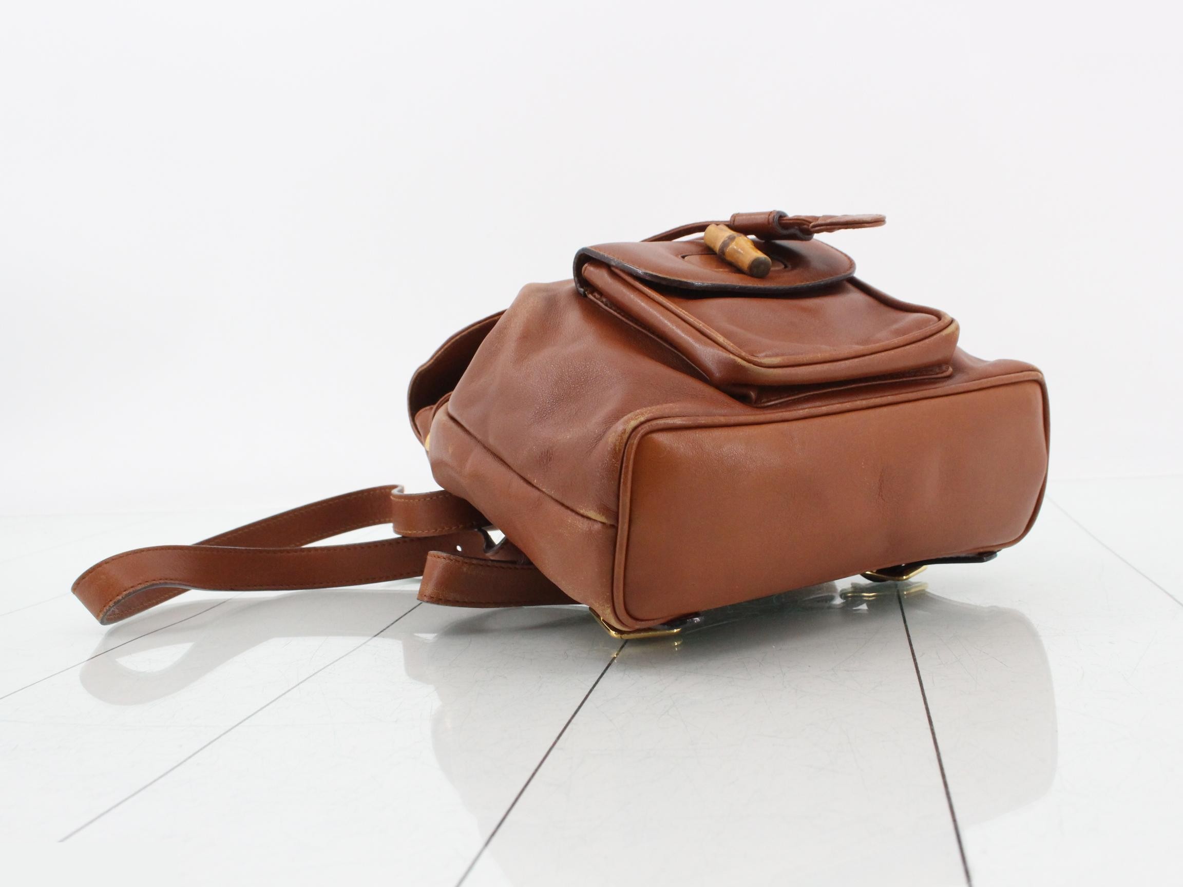 003 1705 Leather Brown W21 H23 D7 — view 5