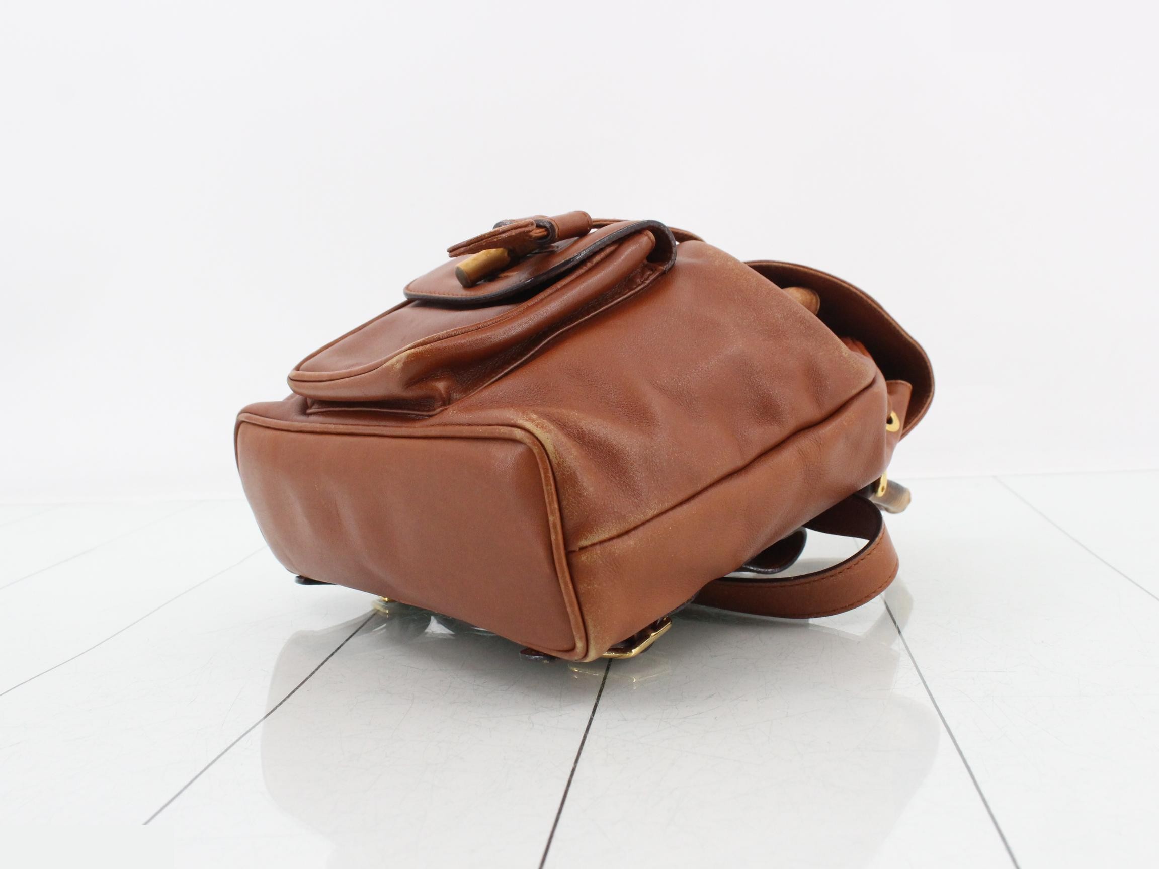 003 1705 Leather Brown W21 H23 D7 — view 6