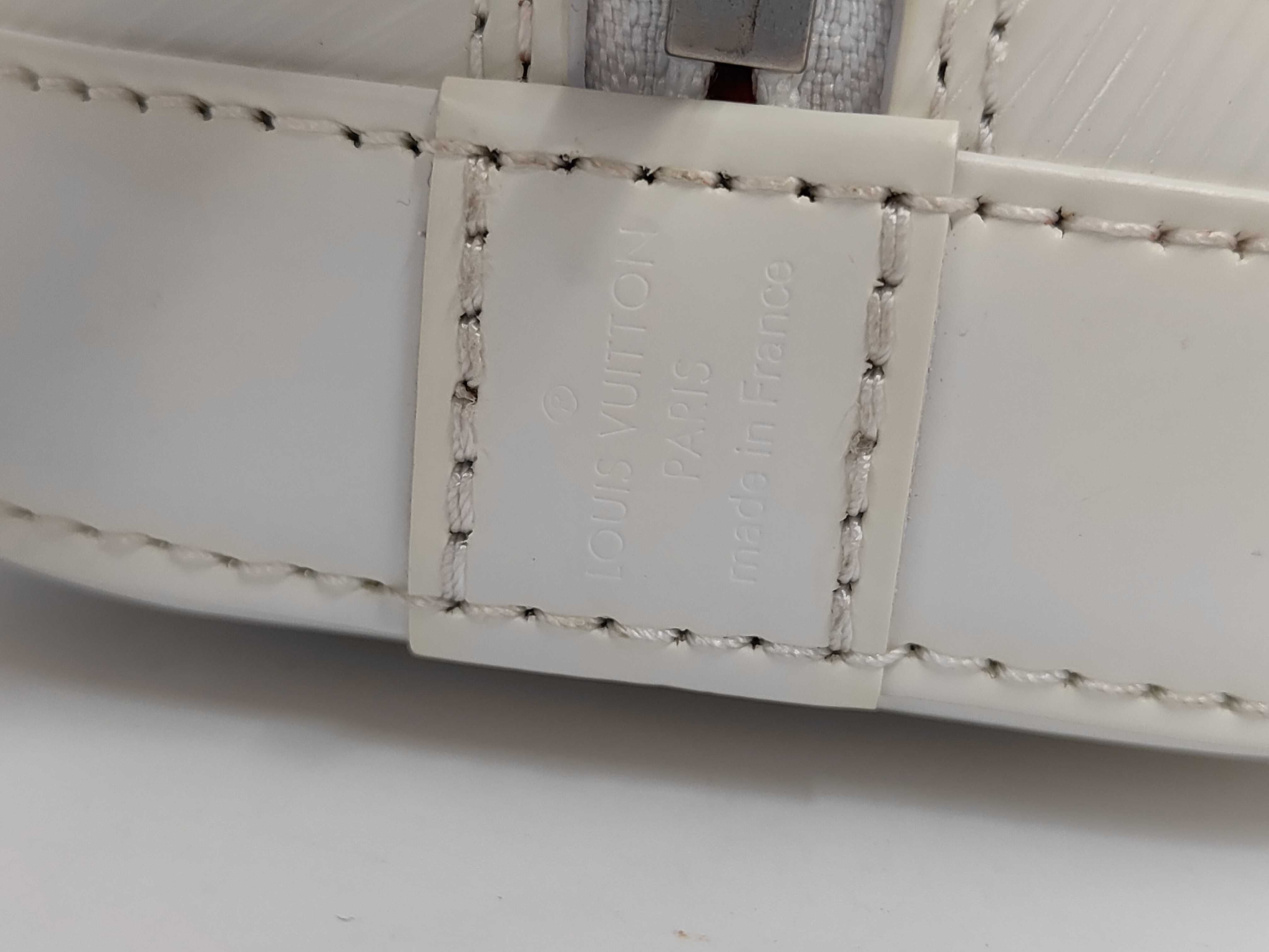 LV x YK Alma BB M21712 White x Red Handbag — view 10