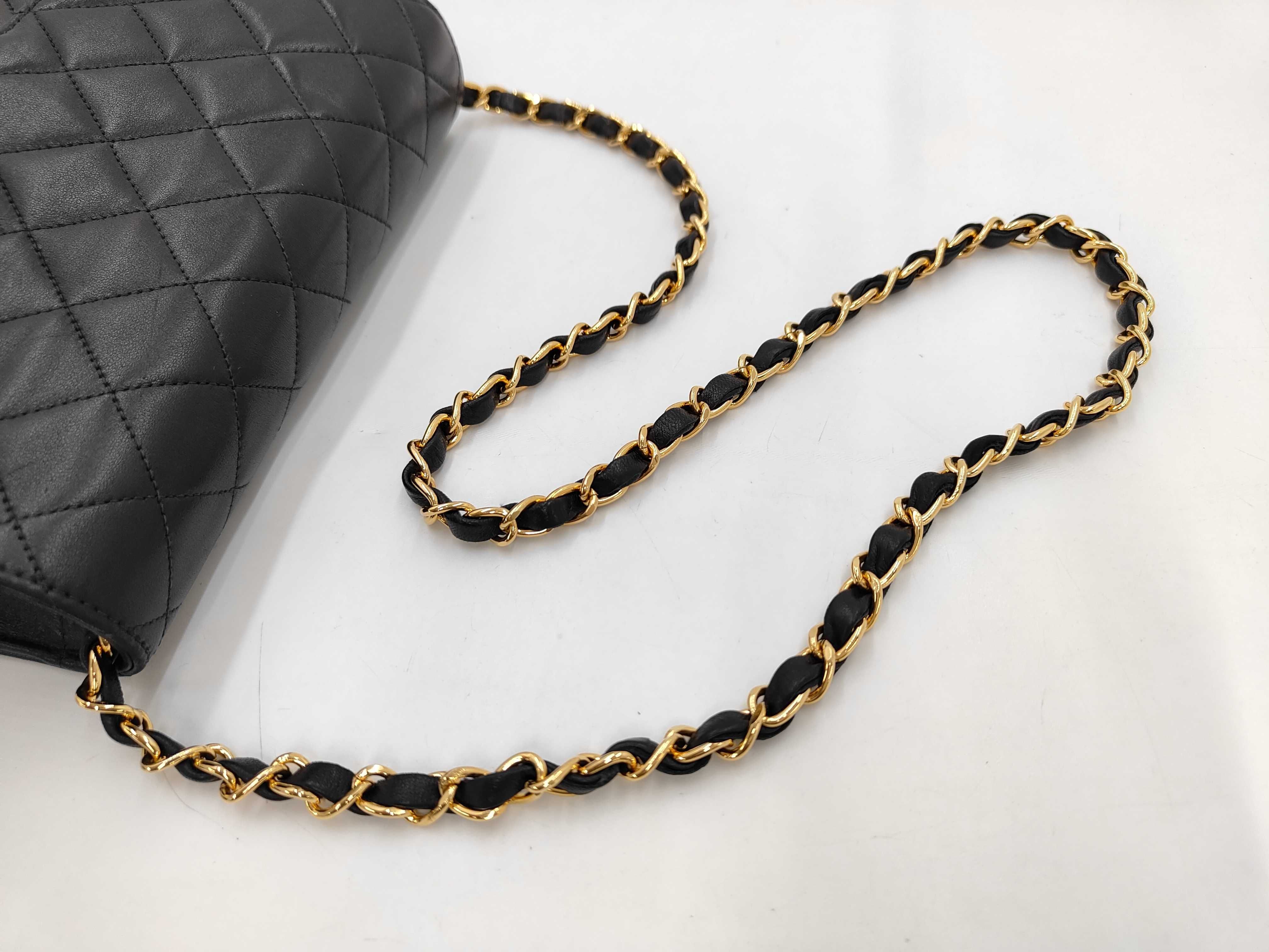 Matelassé Coco Mark Push-Lock Lambskin Chain Shoulder Bag — view 5