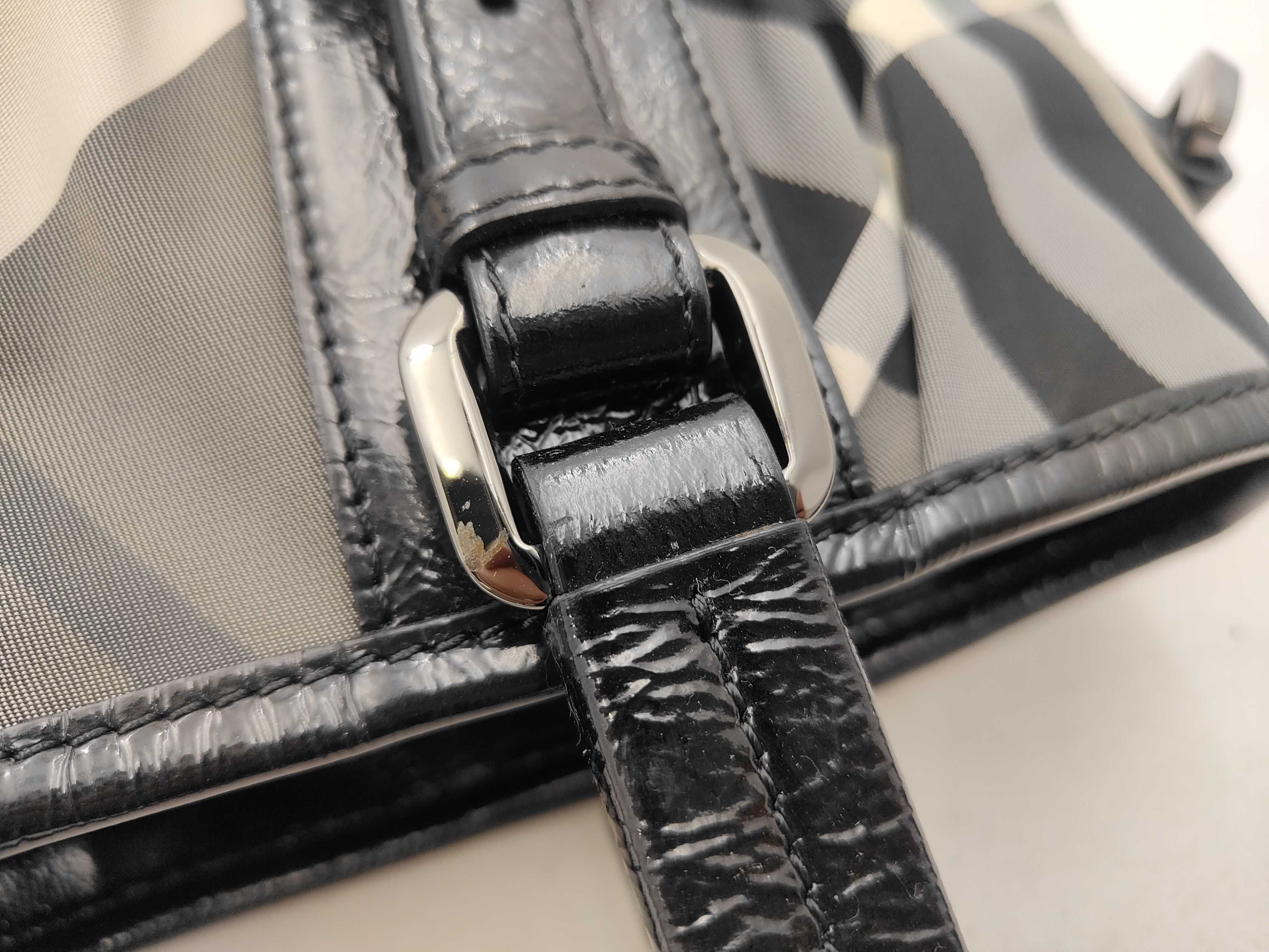 Check Pattern Black x Gray 2-Way Tote Bag — view 5