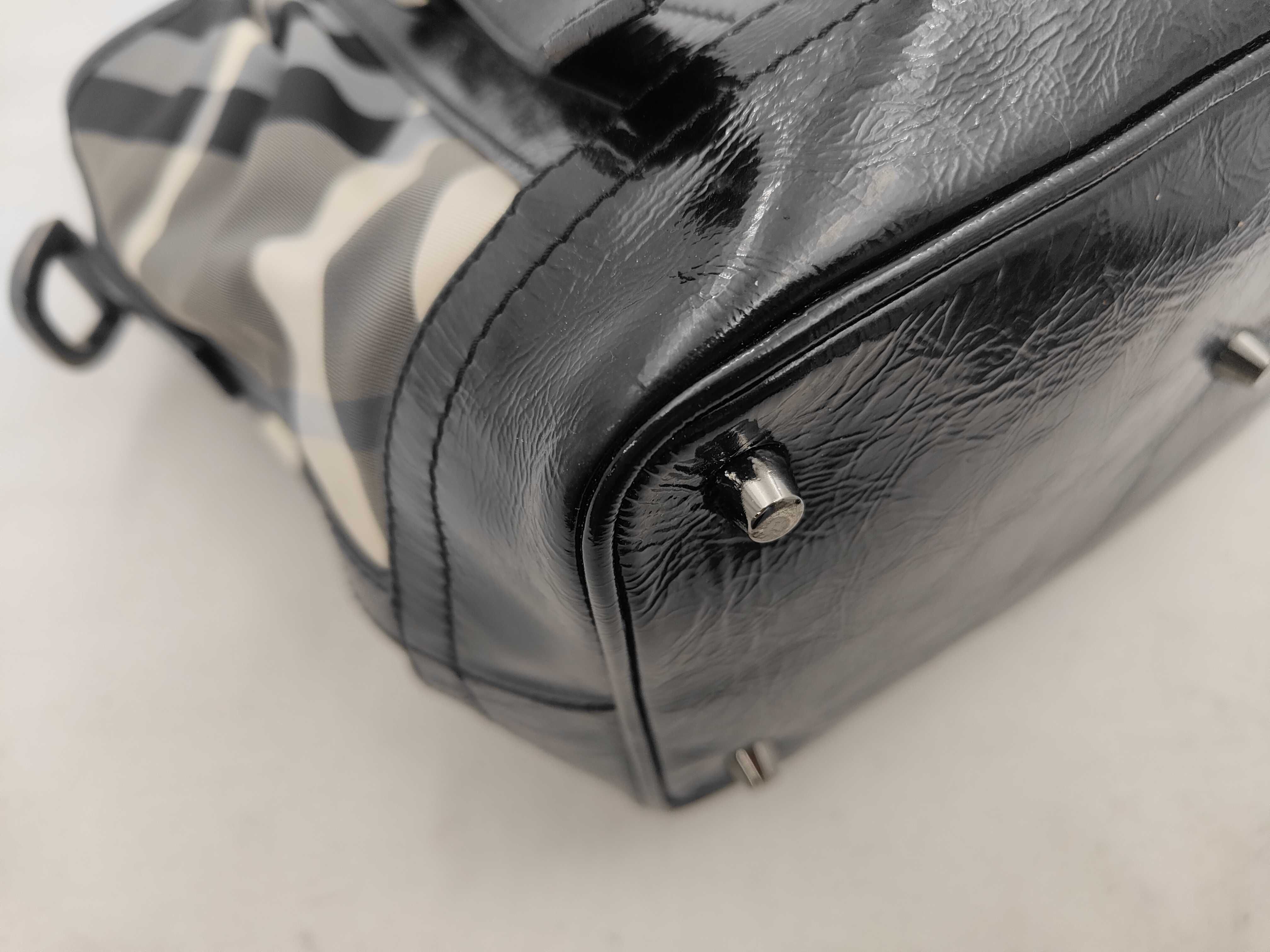Check Pattern Black x Gray 2-Way Tote Bag — view 6
