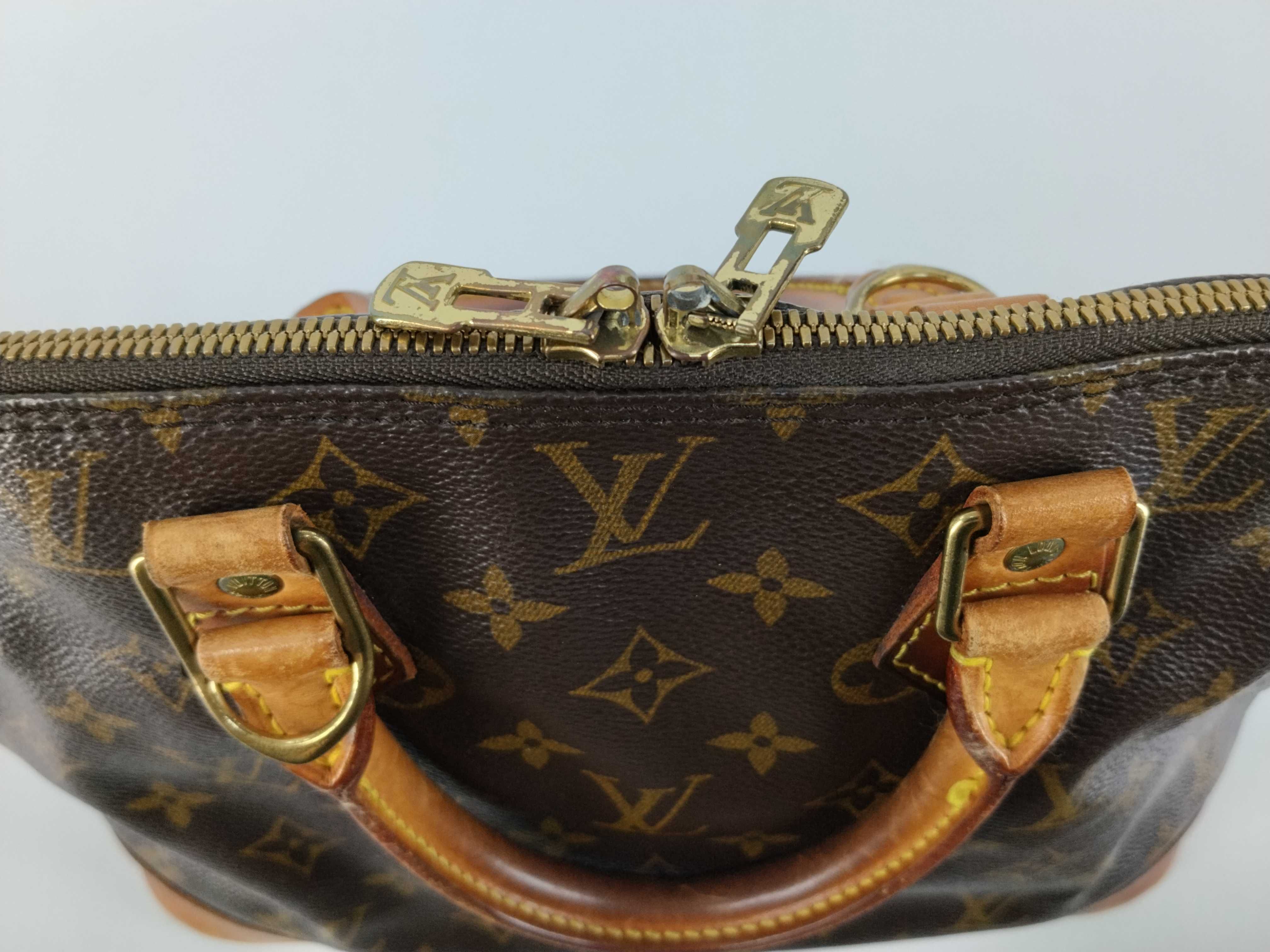 Monogram Louis Vuitton Alma Handbag — view 9