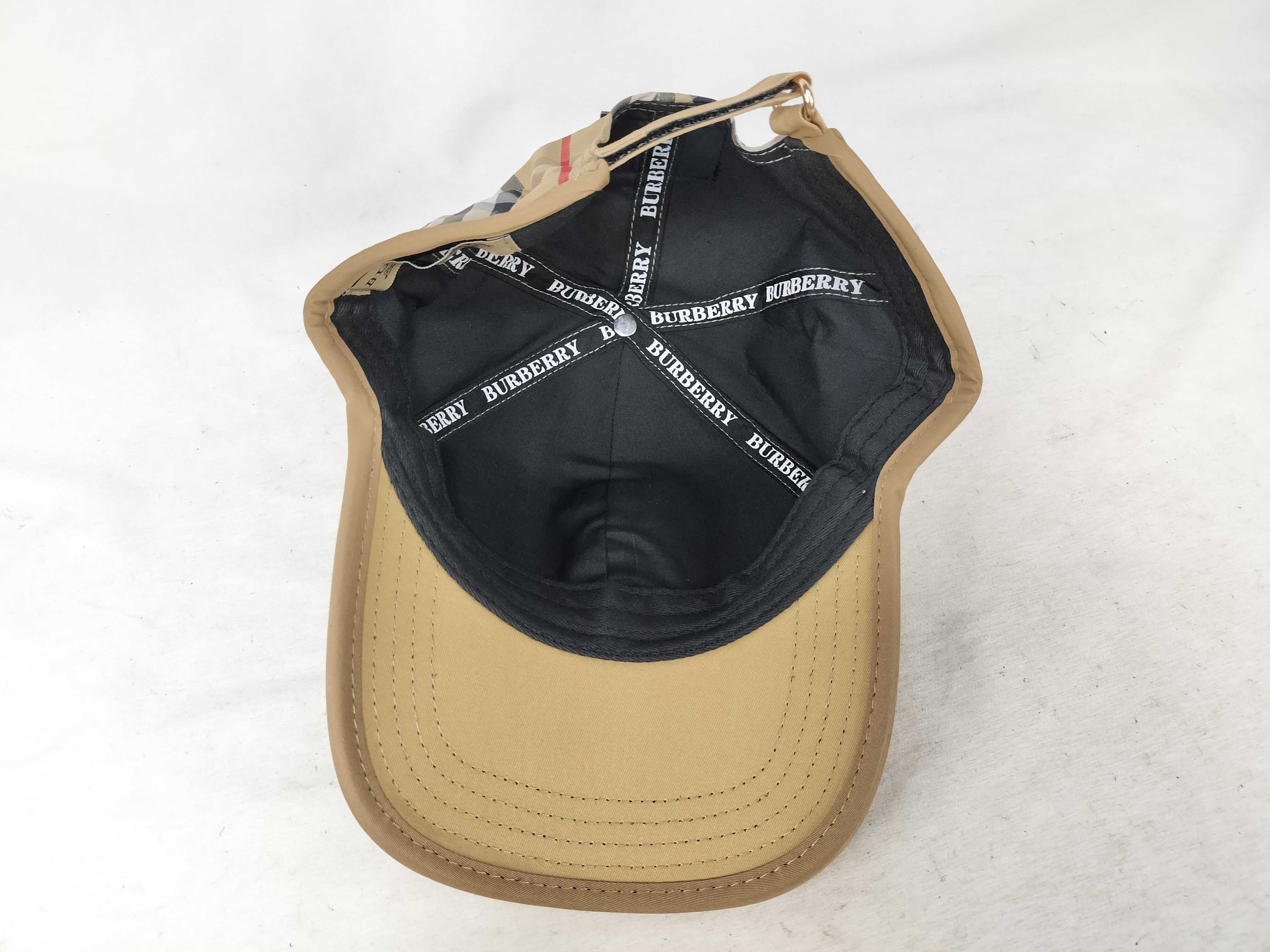 TB logo Nova check cap, beige, and other accessories. — view 5
