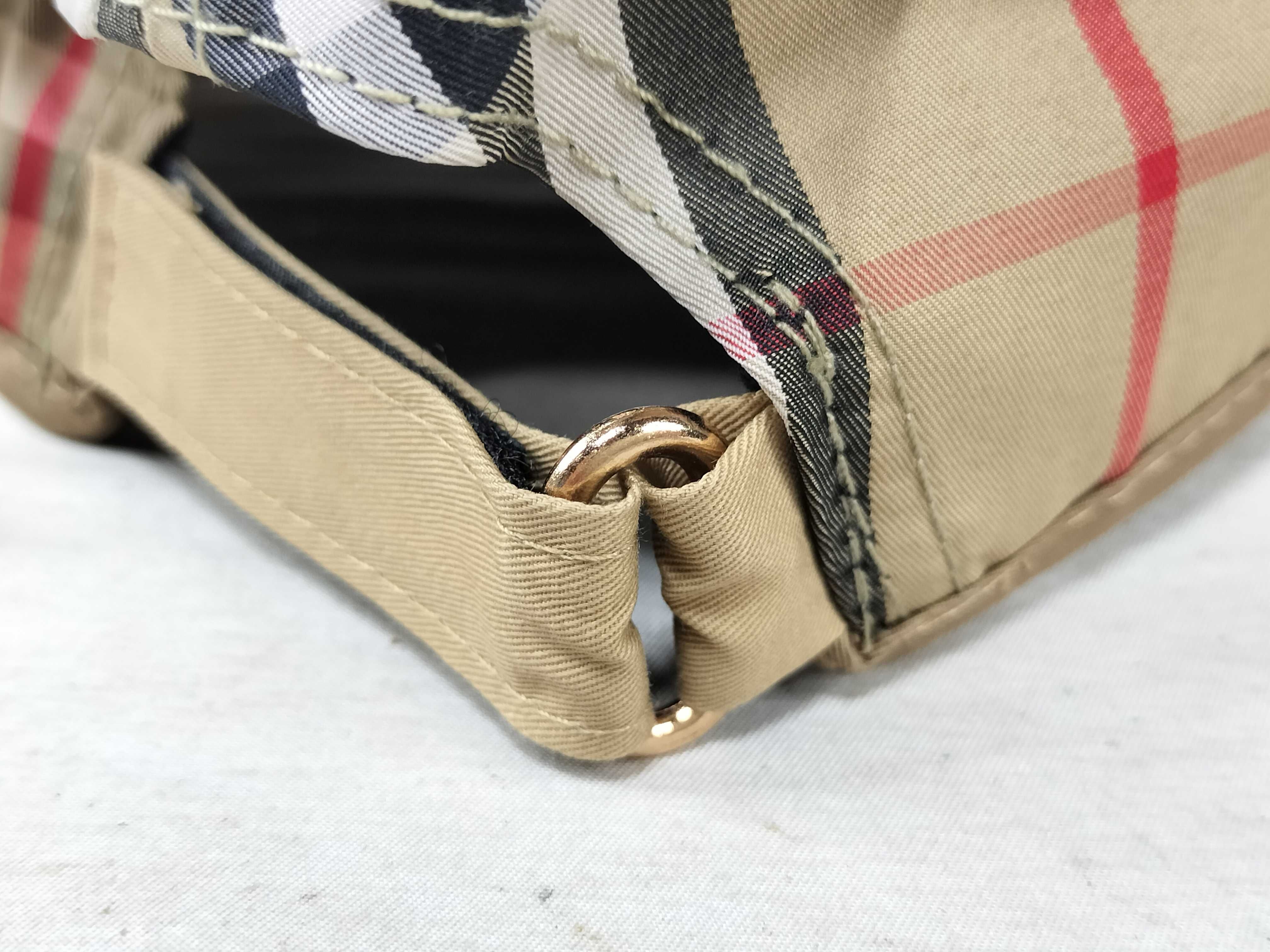TB logo Nova check cap, beige, and other accessories. — view 8