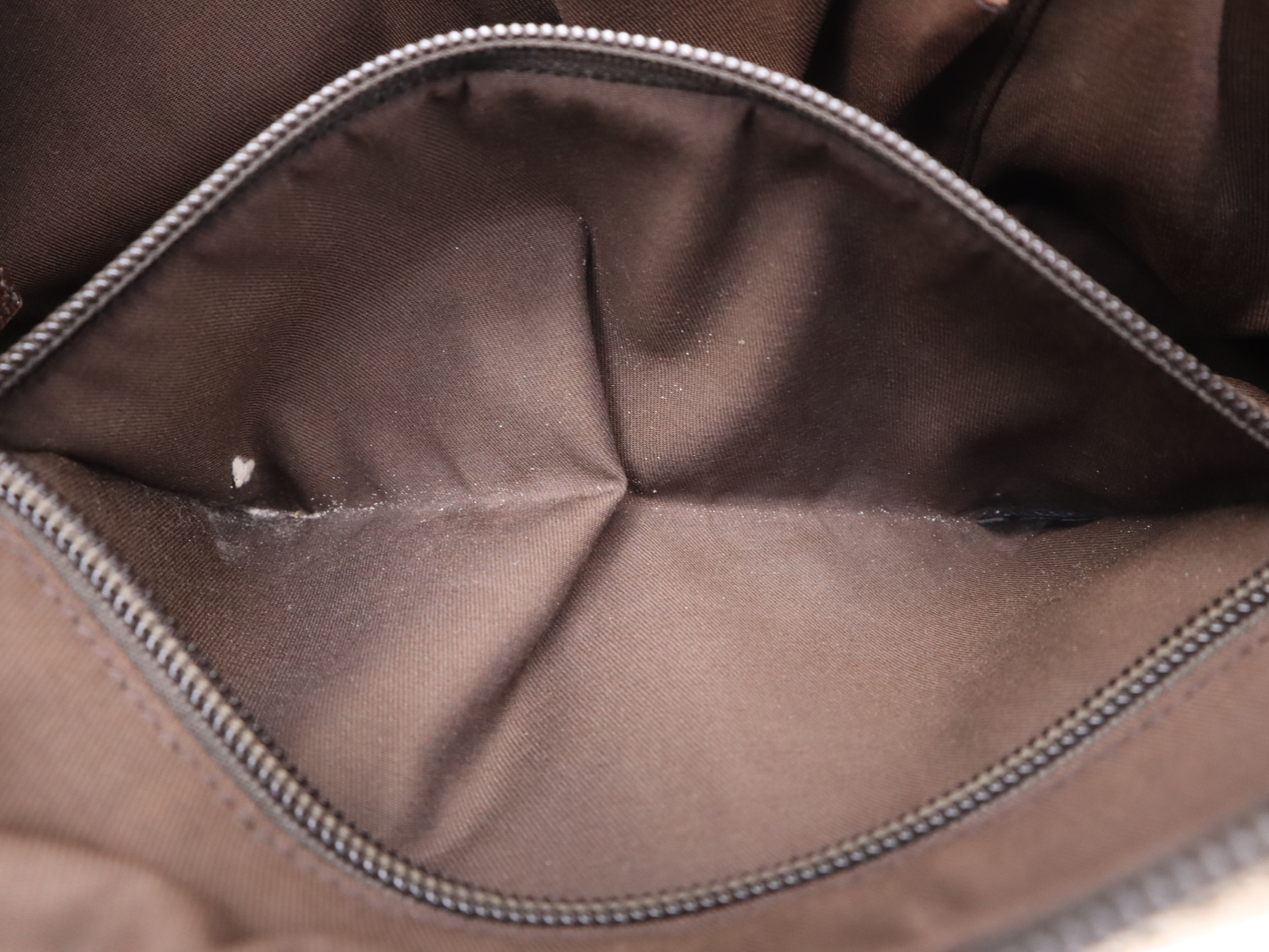 192756GG Canvas Half Moon Sherry Line Shoulder Bag (Brown, Green, Red) — view 13