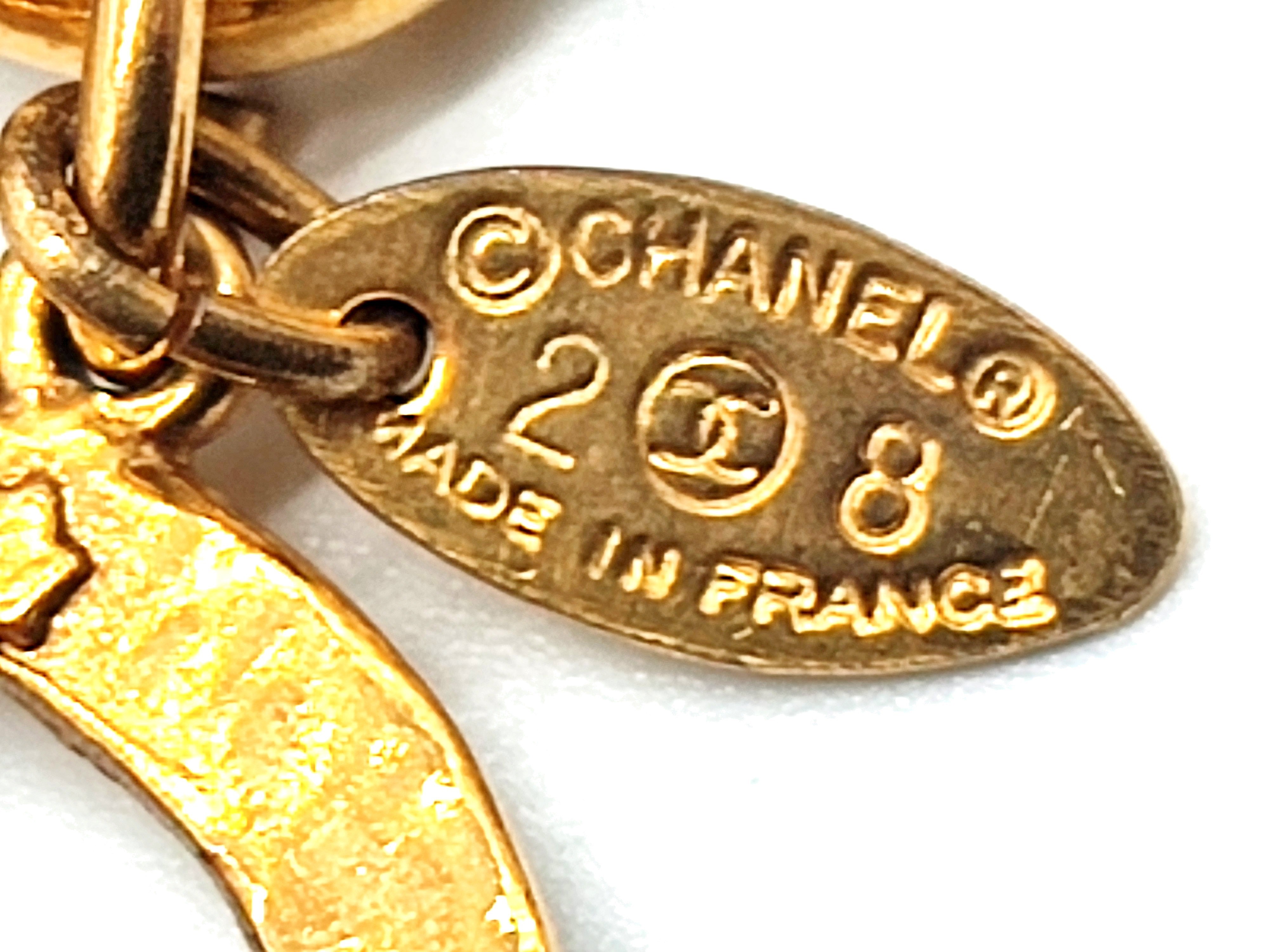 Double Coco Mark Chain Belt, Size 28, Total Length: Approx. 104cm — view 2