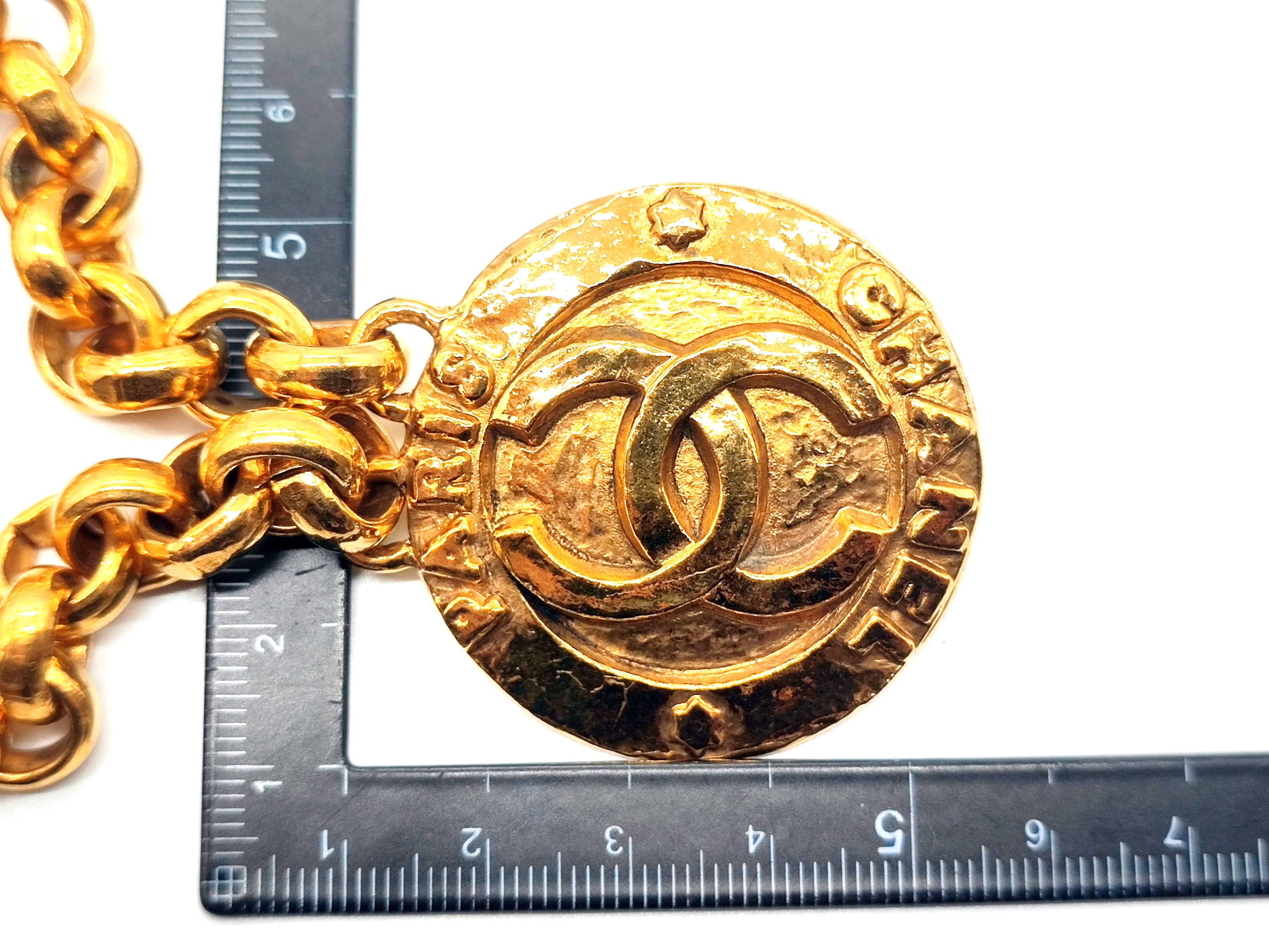 Double Coco Mark Chain Belt, Size 28, Total Length: Approx. 104cm — view 12