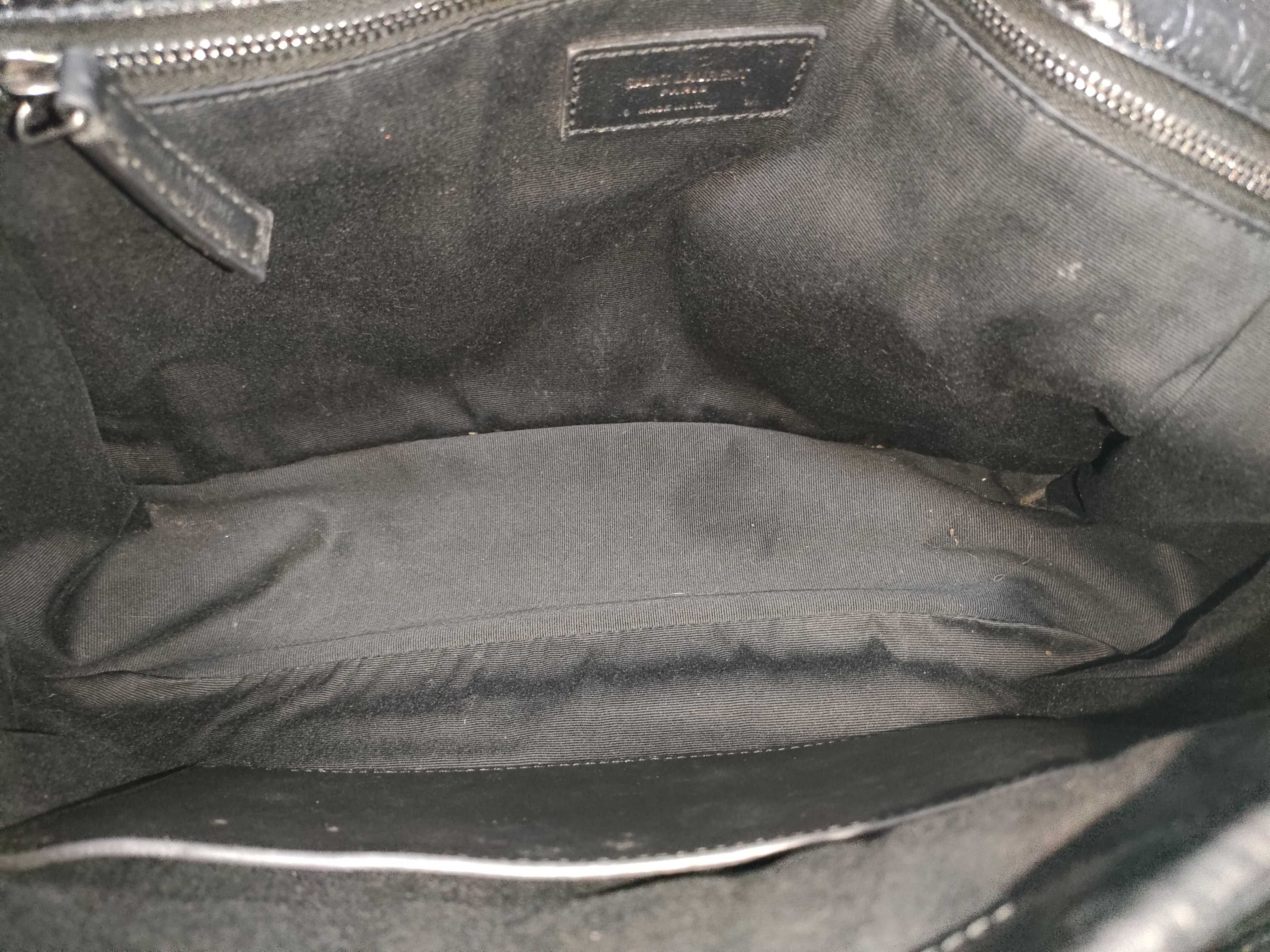 ID- Paris Niki Cowskin Chain Shoulder Bag Black — view 10