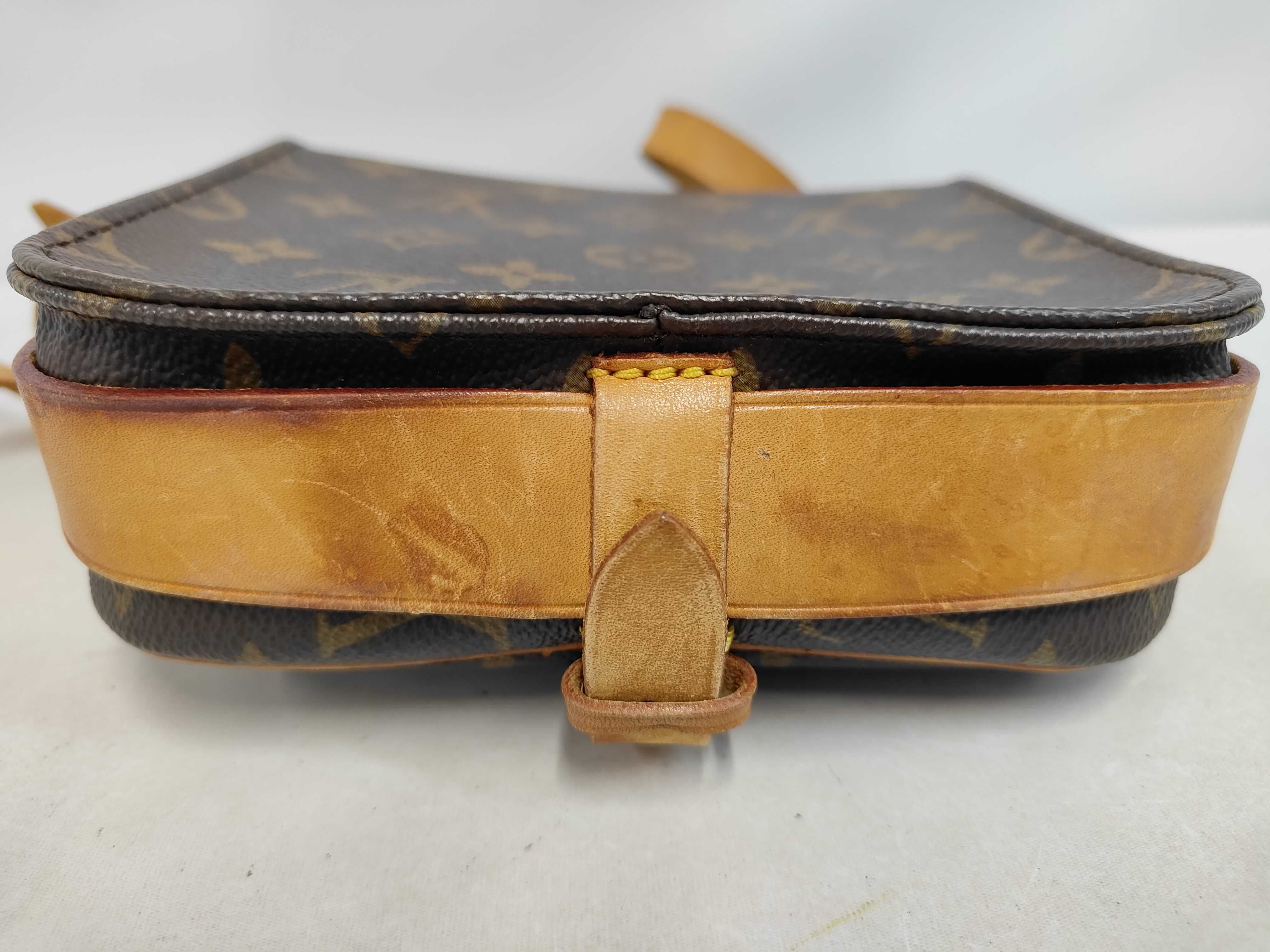 bag, Louis Vuitton Monogram M51254 Mini Cartouchiere 1980s shoulder bag. — view 4