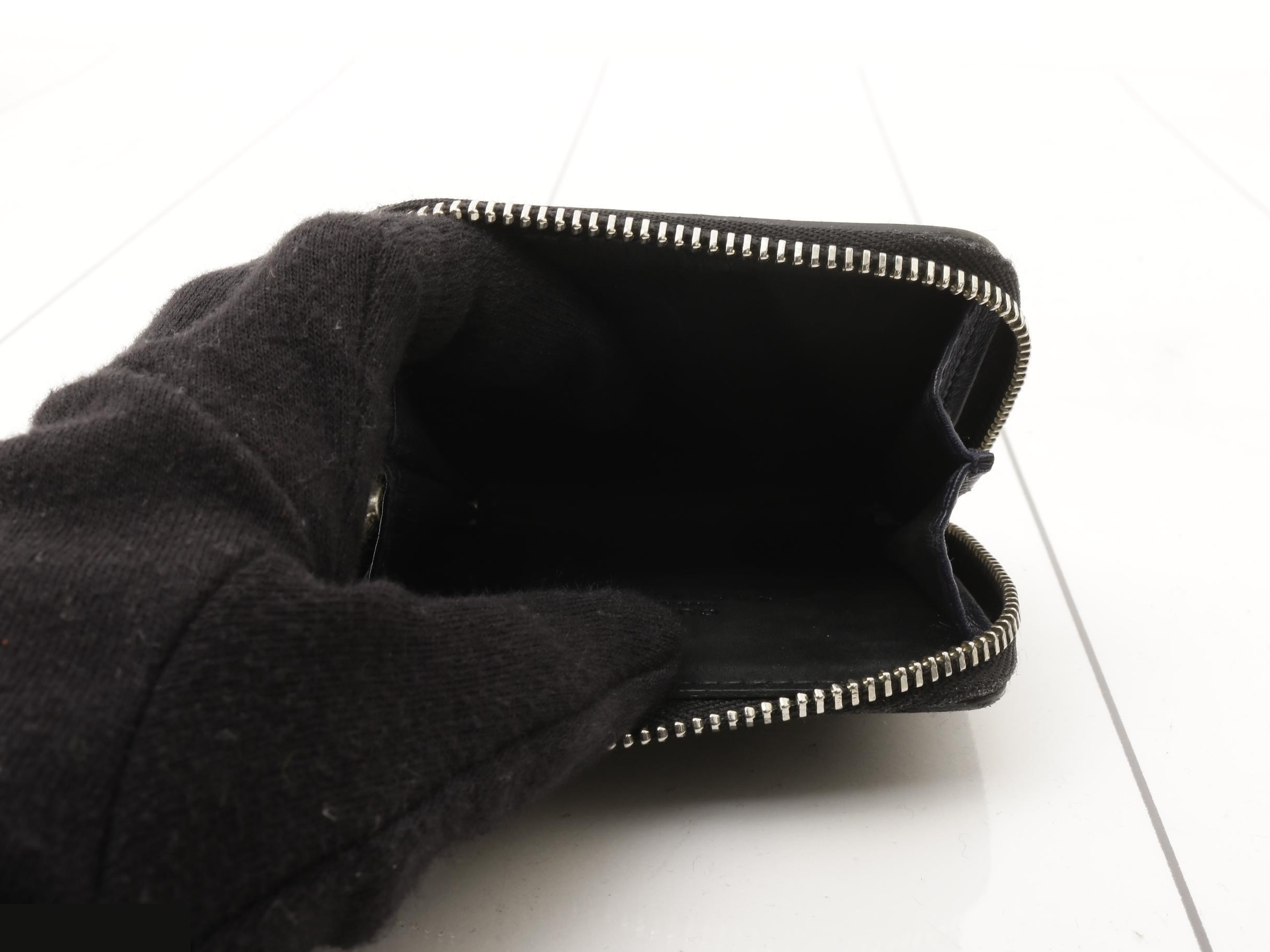 Guccissima (bag) coin case, navy — view 4